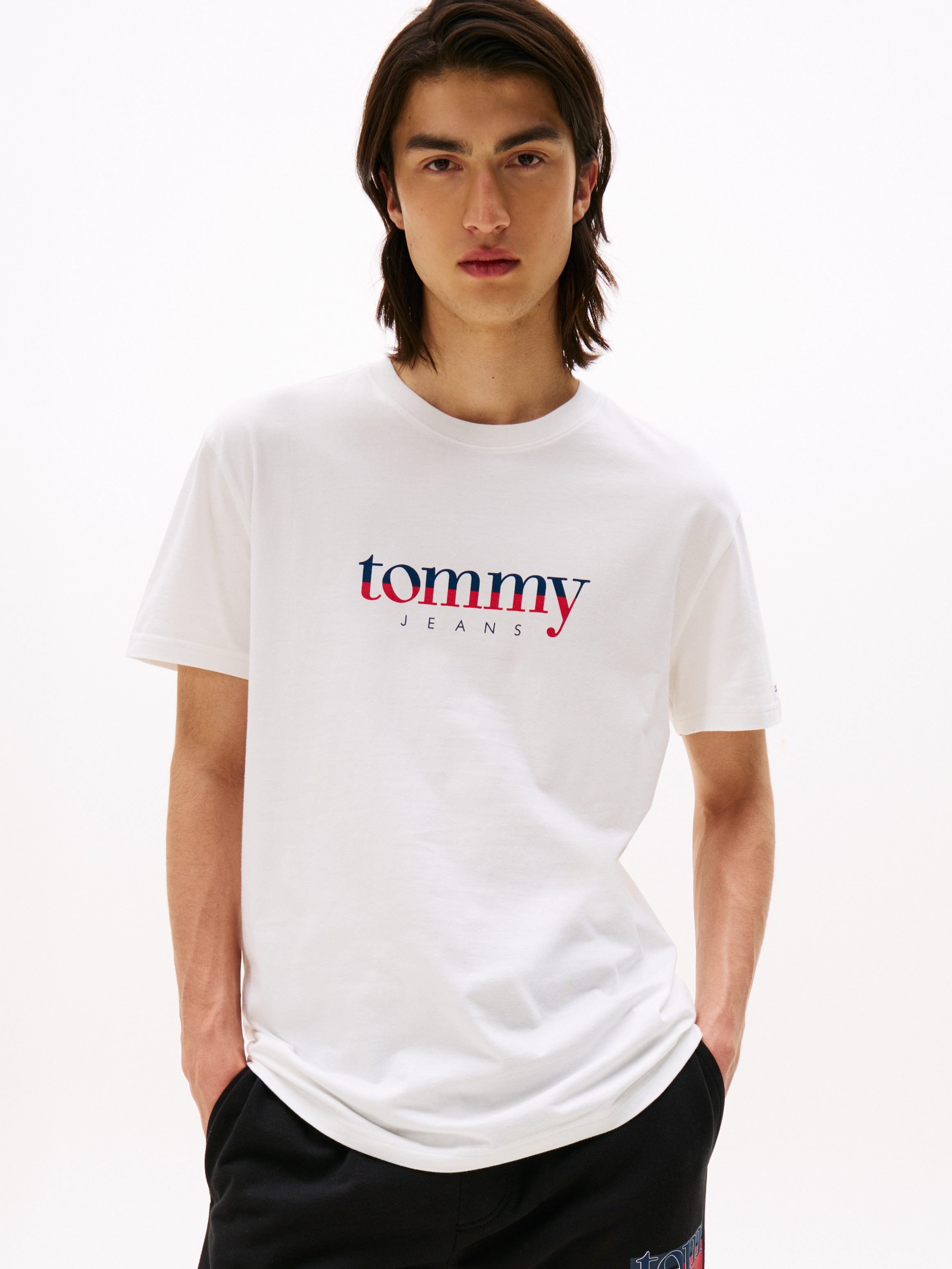 Tommy Jeans T-Shirt aus Jersey mit günstig online kaufen