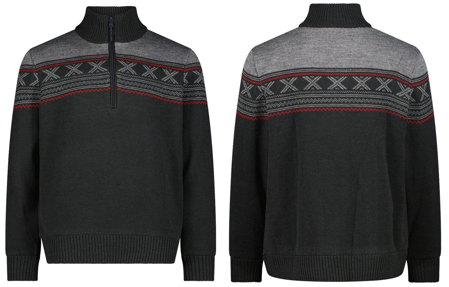 CMP Strickfleece-Pullover CMP Herren Pullover Sweat Knitted WP mit Wind Pro günstig online kaufen