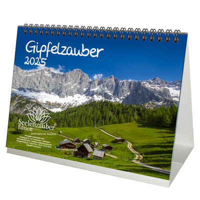 Seelenzauber Tischkalender Gipfelzauber DIN A5 Kalender für 2025 Berge und Gipfel