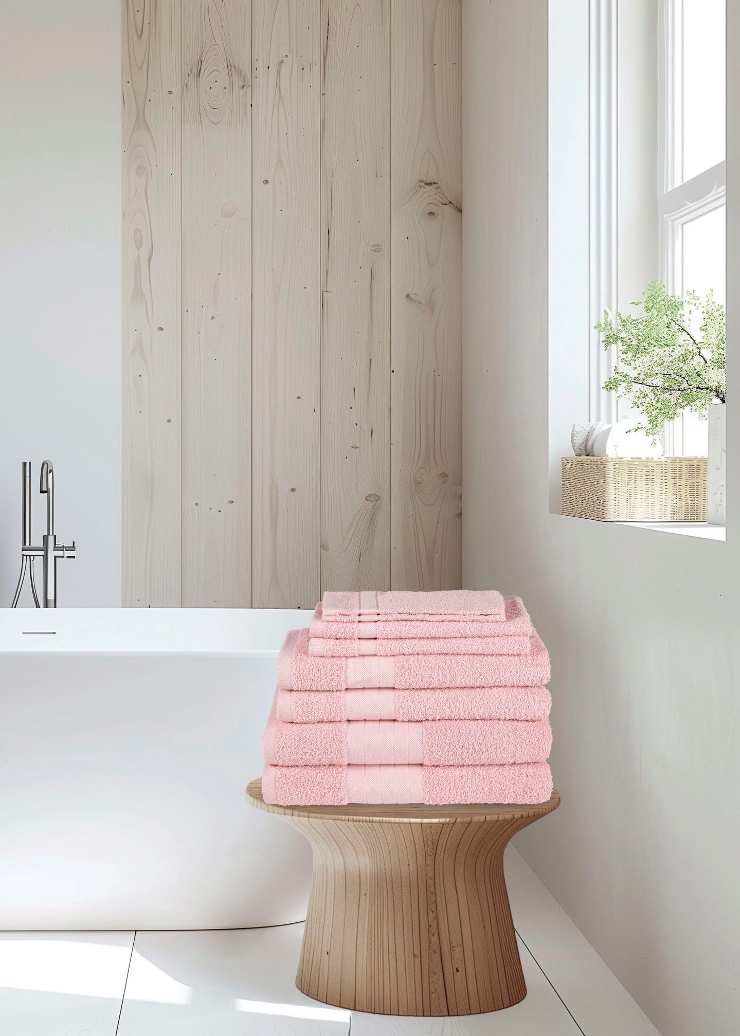 good morning Handtuch Set Uni, Frottee günstig online kaufen