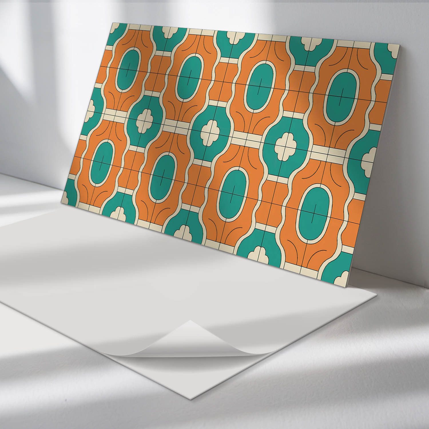 Tulup Spritzschutz Wandverkleidung Geometrisches Schachbrettmuster Spritzsc günstig online kaufen