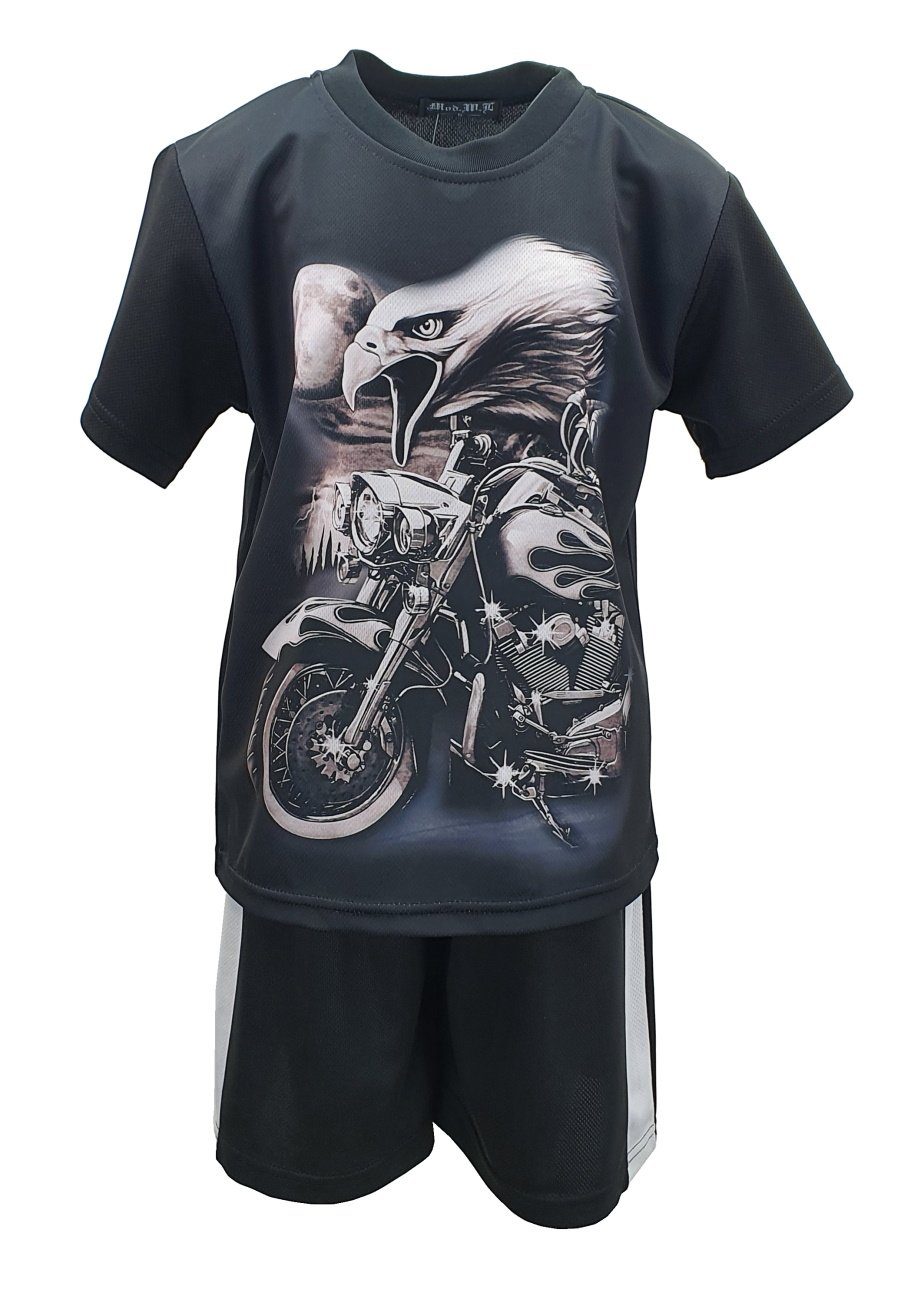 Fashion Boy T-Shirt & Shorts Jungen Sommer Set T-Shirt + Shorts, JS100