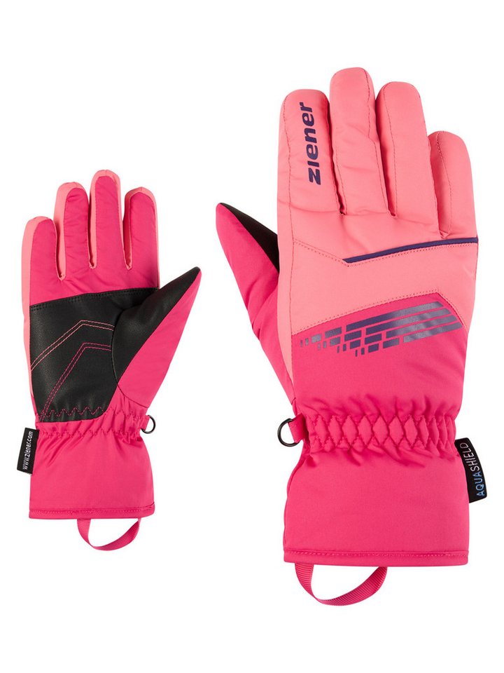 Ziener Skihandschuhe LAVIVI-Z AQUASHIELD® JUNIOR warm, wasserdicht, winddicht, atmungsaktiv