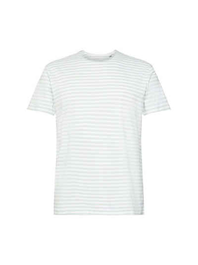 Esprit T-Shirt Jersey-T-Shirt mit Streifenmuster (1-tlg)