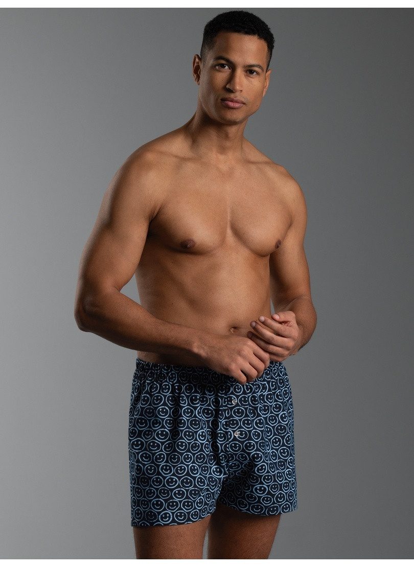 Trigema Boxershorts TRIGEMA Boxer-Shorts mit freundlichem Smiley-Muster (1-St) – Bild 3 von 4