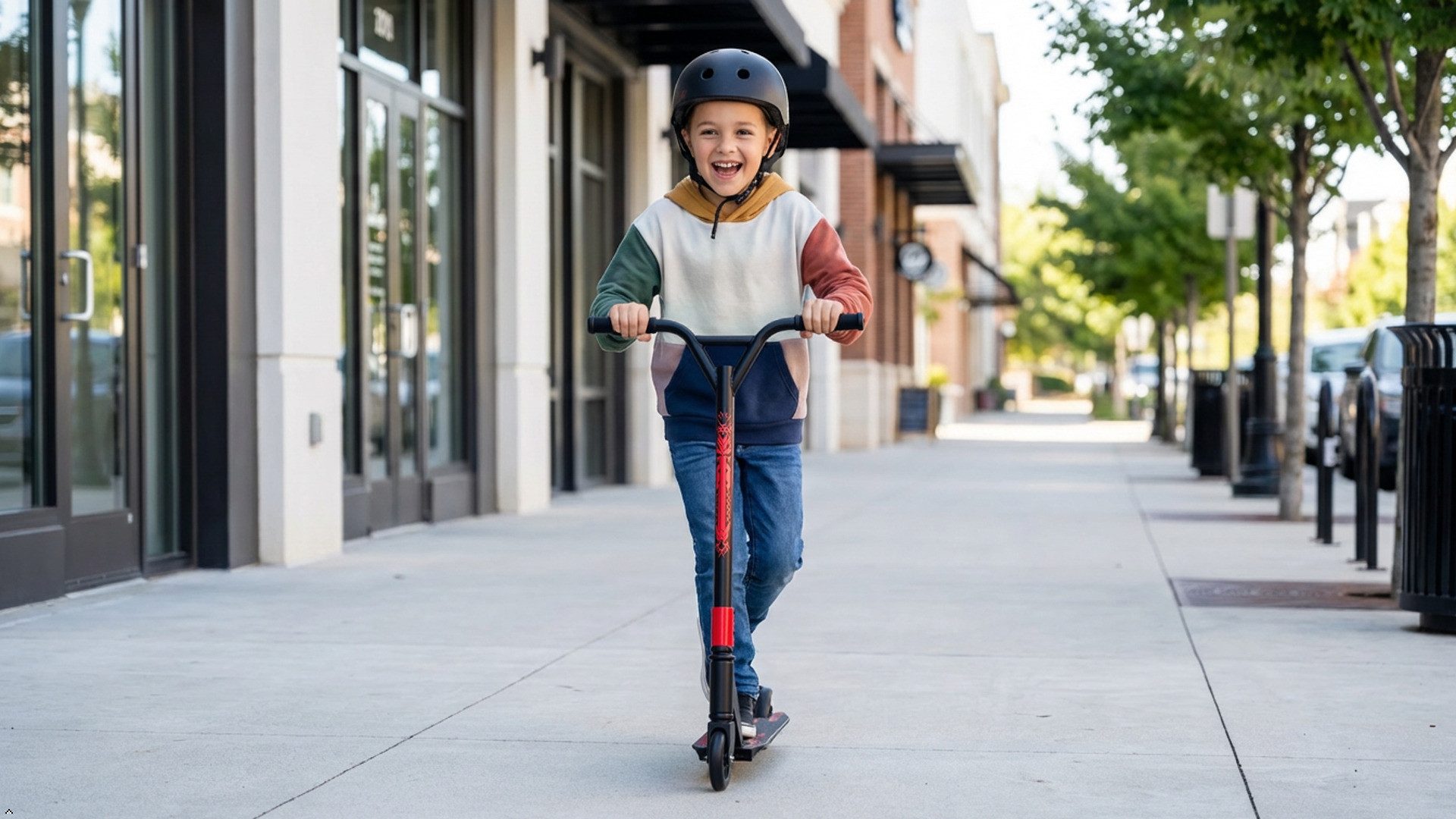MOVE IT Stuntscooter Stunt Scooter, Tretroller, Kinderroller, Cityroller, Stuntscooter, Kindergeschenk, Hochwertige Verarbeitung, Trick Roller