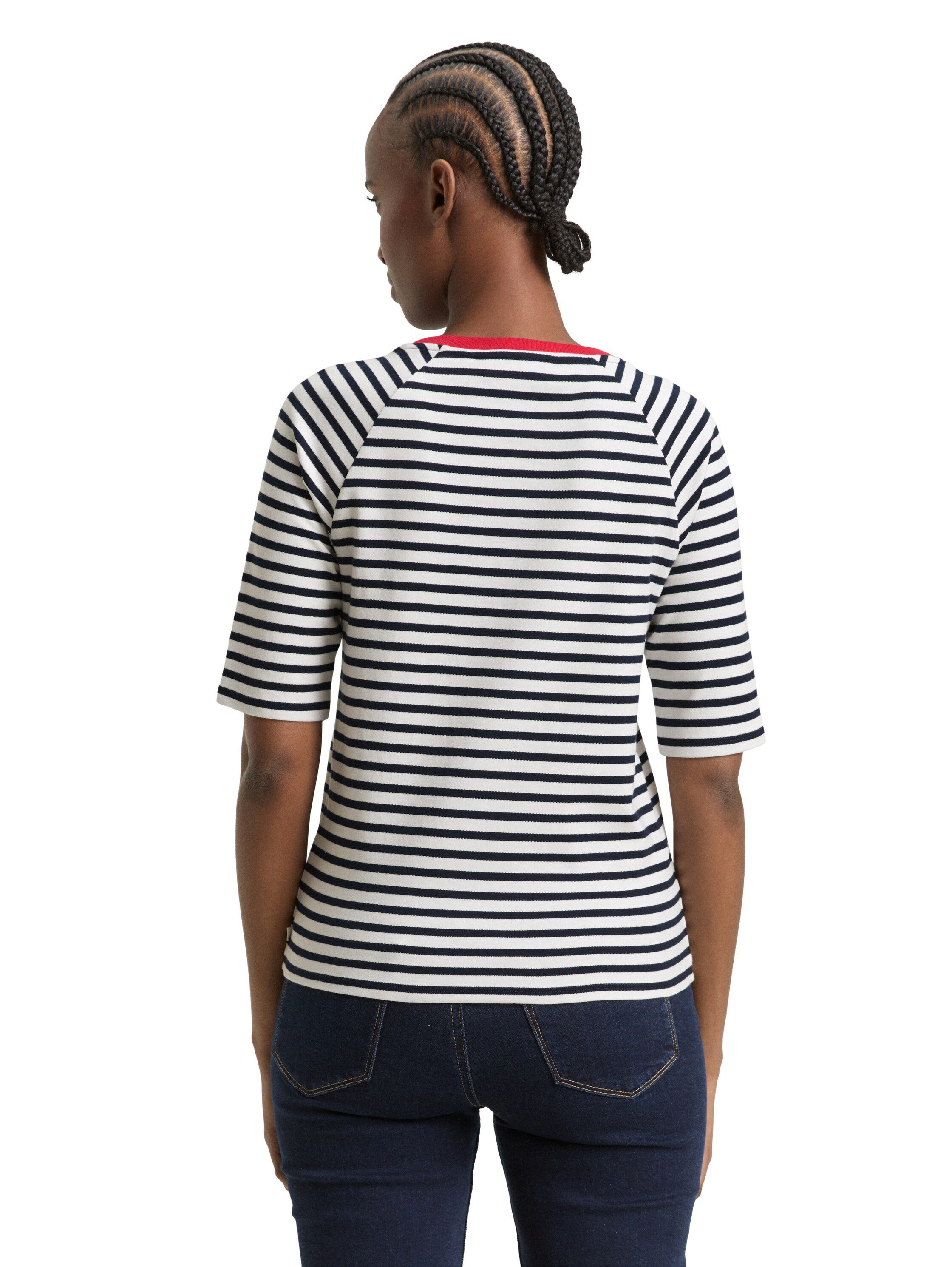 TOM TAILOR Denim T-Shirt mit Print günstig online kaufen