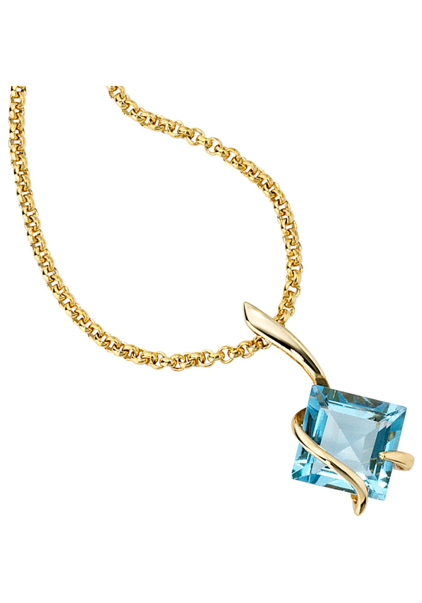 JOBO Kettenanhänger Anhänger mit Edelt...