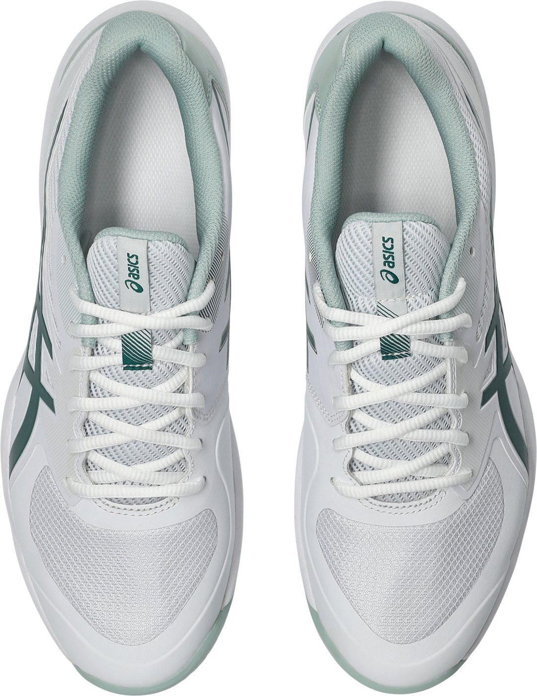 Asics GAME FF Herren Tennisoutdoorschuhe White/Dark Neptune Tennisschuh