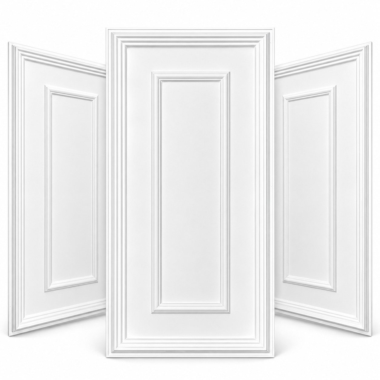 IKHEMalarka 3D Wandpaneel PVC Kunststoff Paneelen Wandverkleidung, BxL: 50x100 cm, 0,5 qm, (100x50cm, Einzelpaneel) Italienisches Design, Wasserfest, Stoßfest!