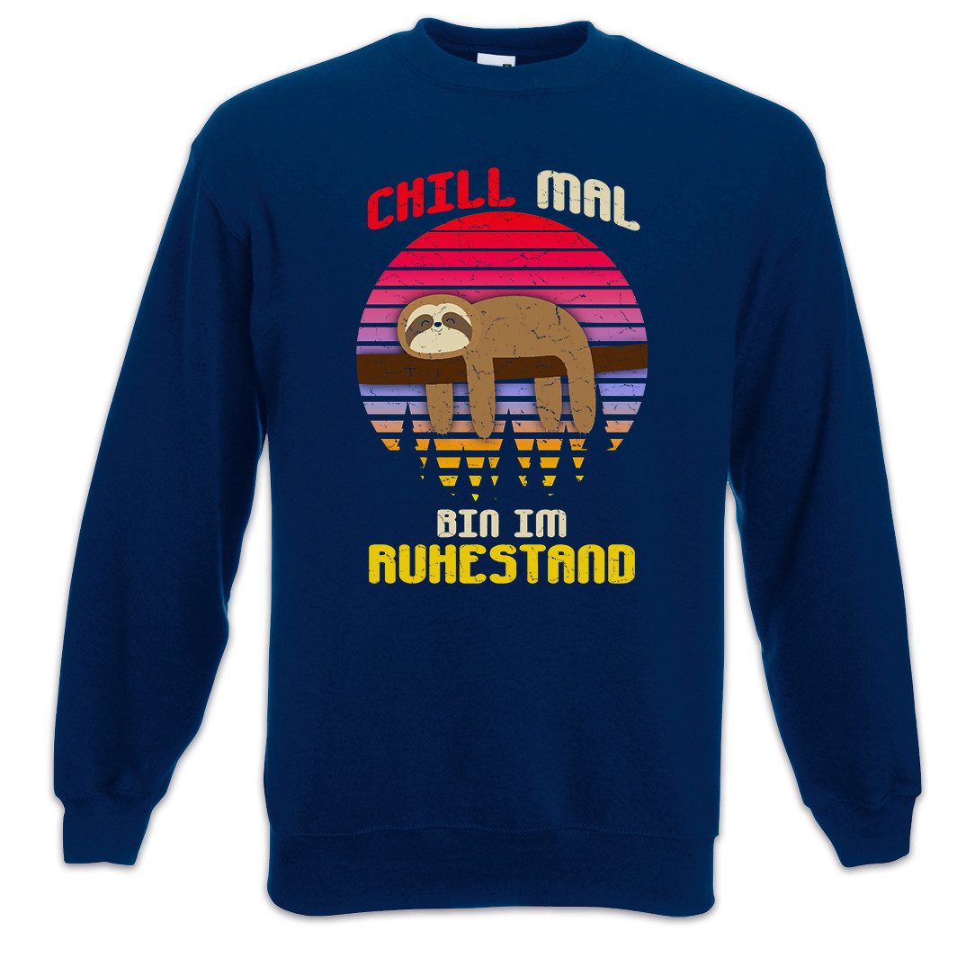 Urban Backwoods Sweatshirt Ruhestand Faultier Sweatshirt günstig online kaufen