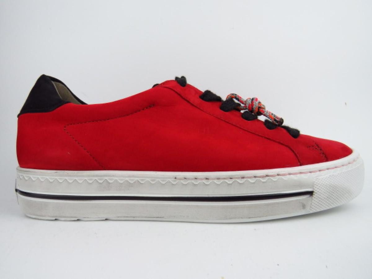 Paul Green Nubuk/Sz. chilli/schwarz Sneaker günstig online kaufen