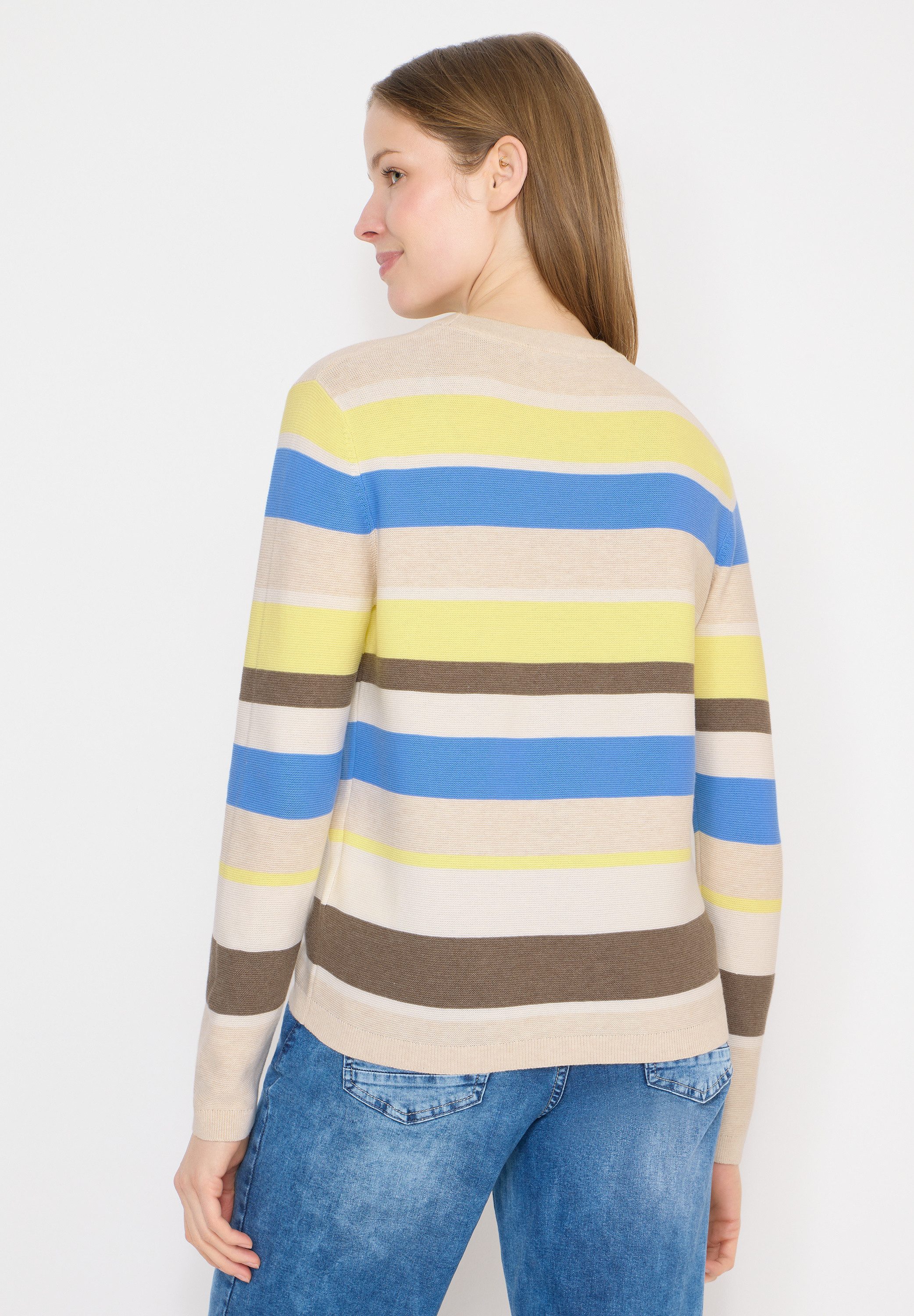 CECIL Strickpullover aus reiner Baumwolle