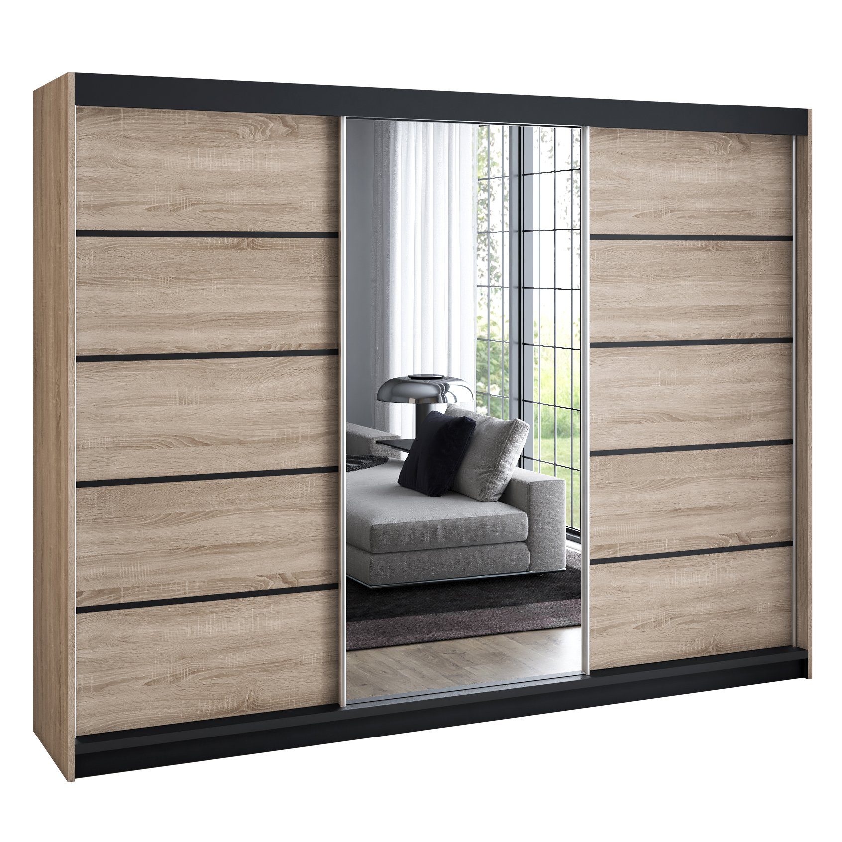 A&J MöbelLand GmbH Schwebetürenschrank VILANO 1 günstig online kaufen
