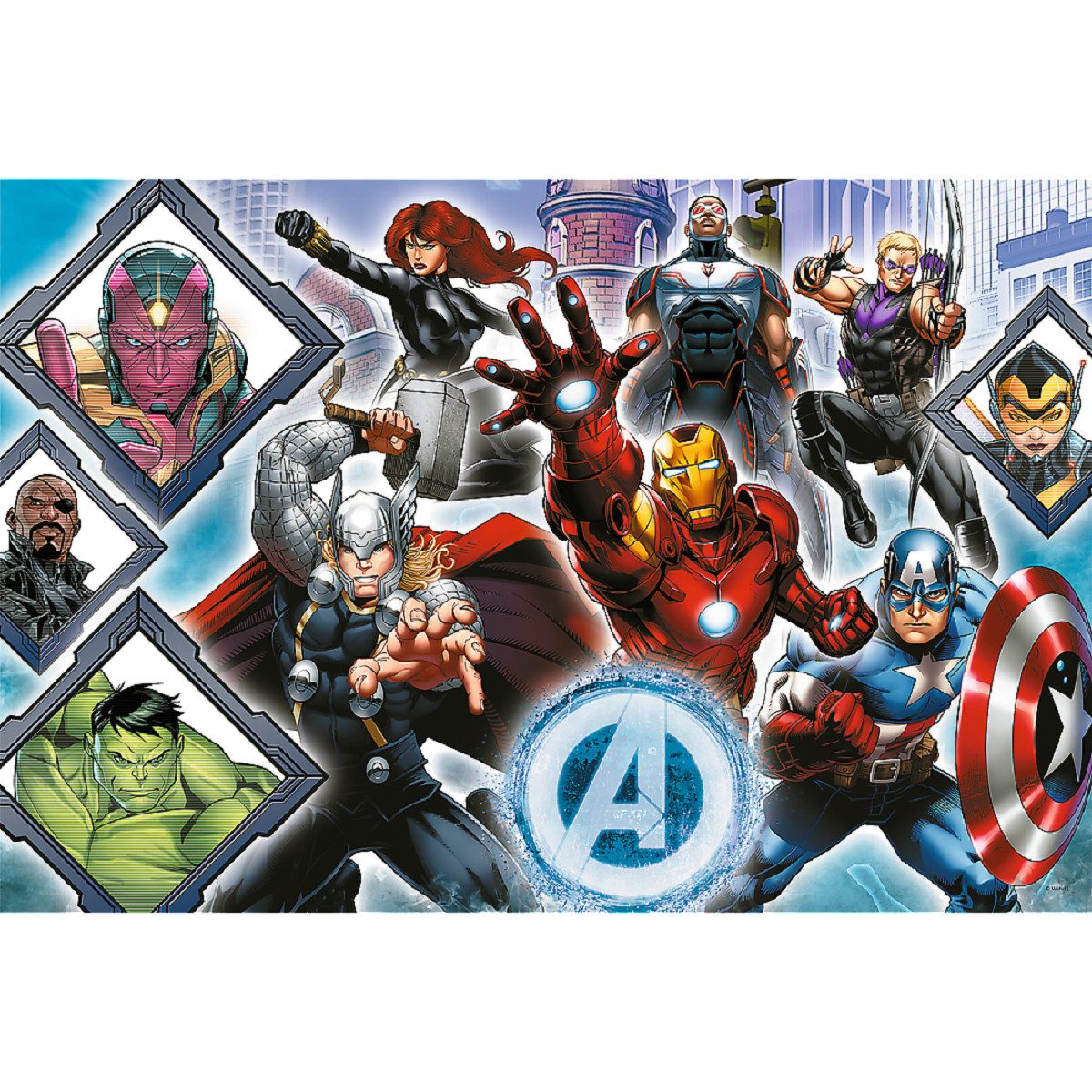 MARVEL Пазлы Avengers Пазлы Spannende Herausforderung für Fans, 104 Пазлыteile