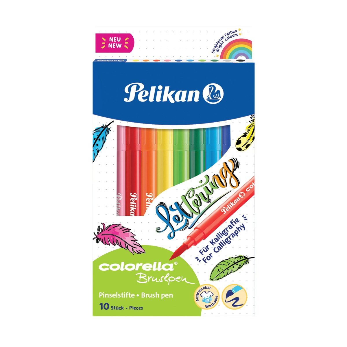 HAMELIN PAPERBRANDS Pinselstift Pelikan Pinselmaler colorella Brushpen 10 Stück