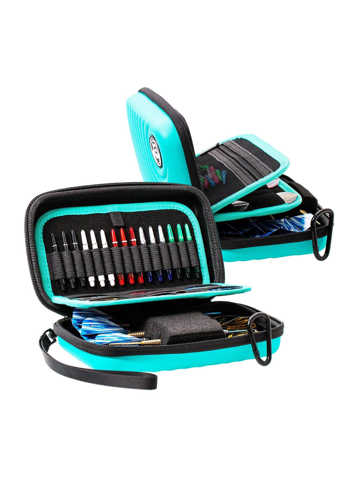 BULL'S Dartpfeil Orbis HS Carbon Darttasche Dartbox Pfeilaufbewahrung Darts-Etui, unisex neutral
