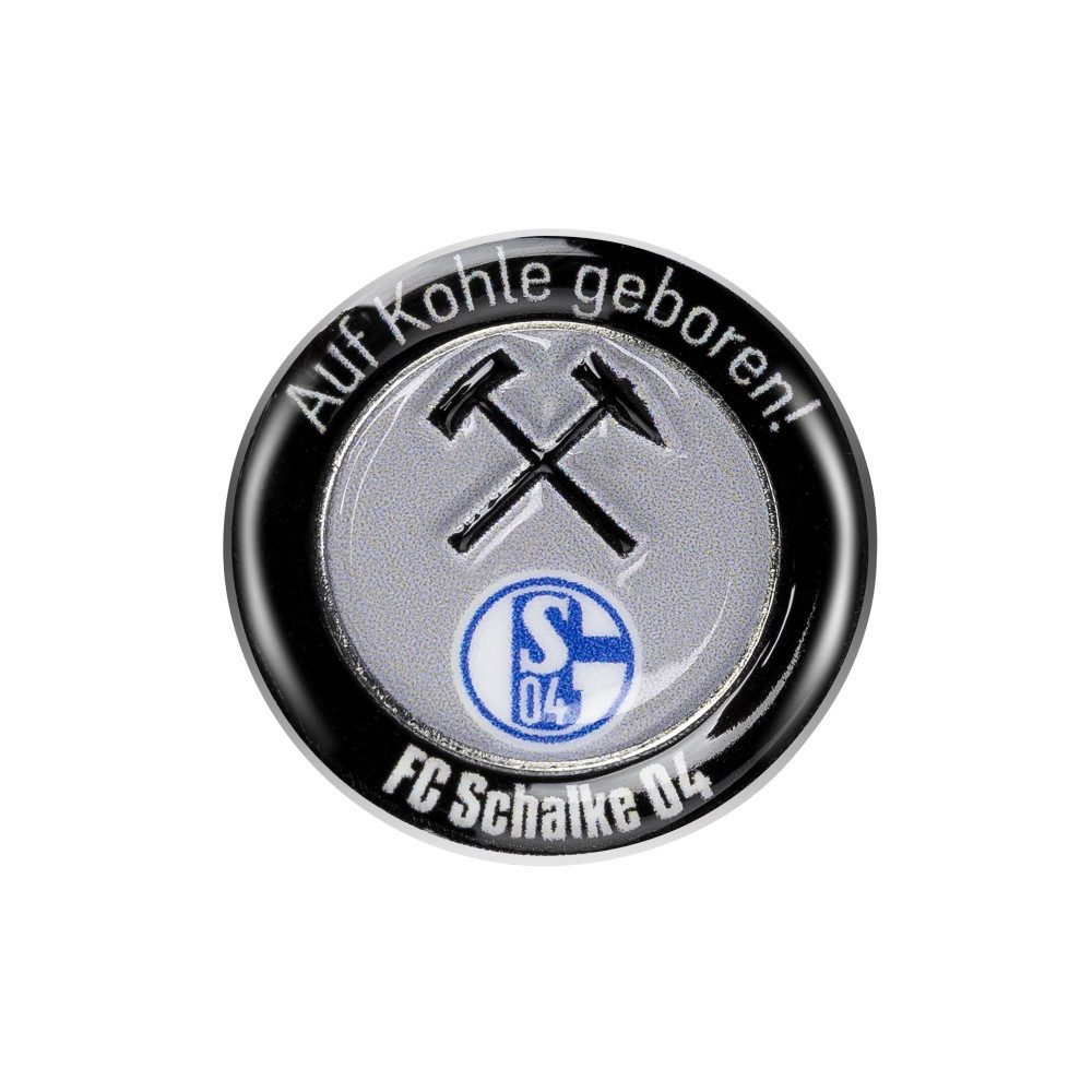 FC Schalke 04 Pins FC Schalke 04 Anstecker Auf Kohle geboren