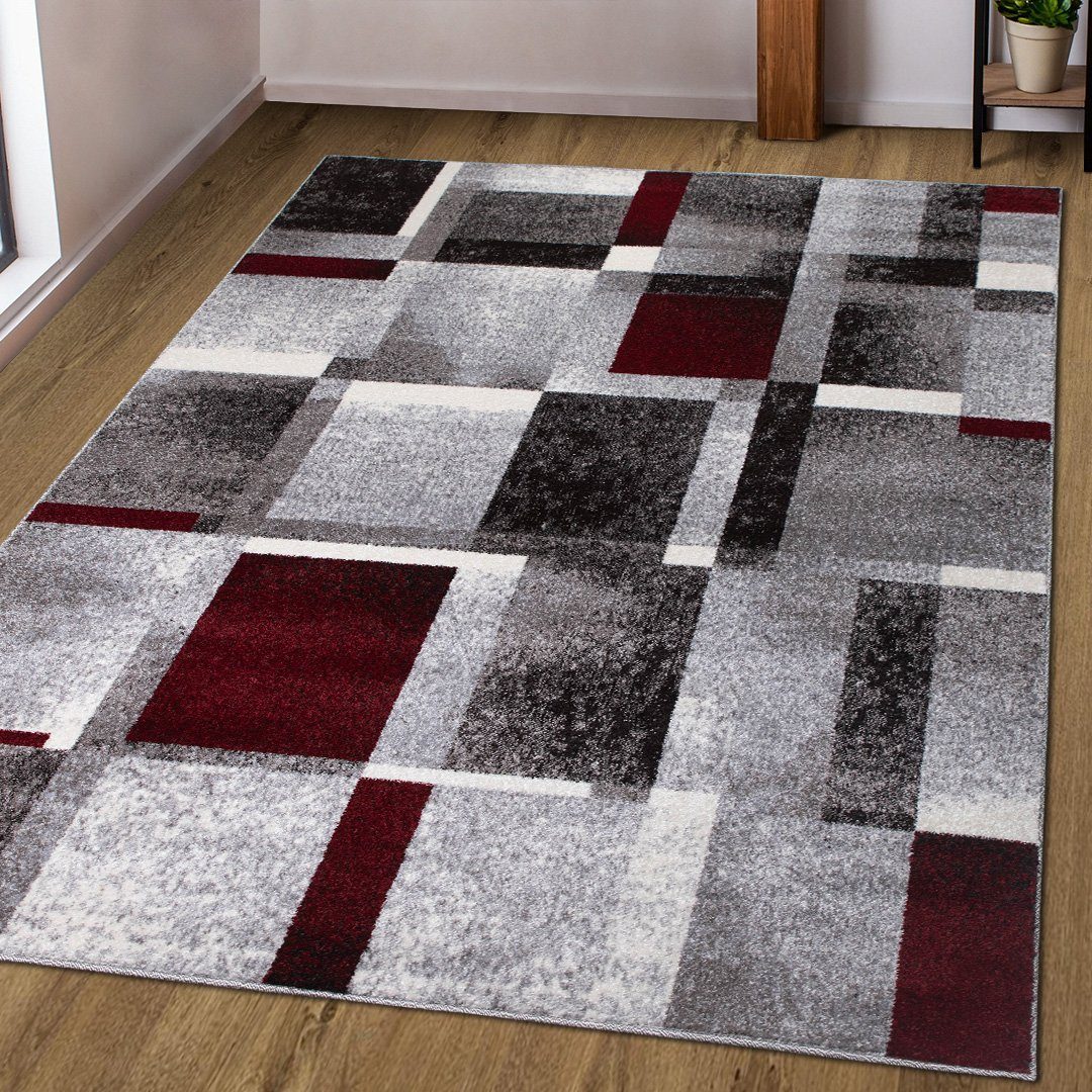 oKu-Tex Teppich Wohnzimmer, PHOENIX, Kurzflor, modernes günstig online kaufen