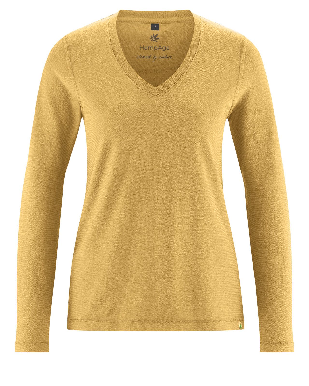 Langarmshirt Sportliches Langarmshirt Hanf/Biobaumwolle Normal Fit