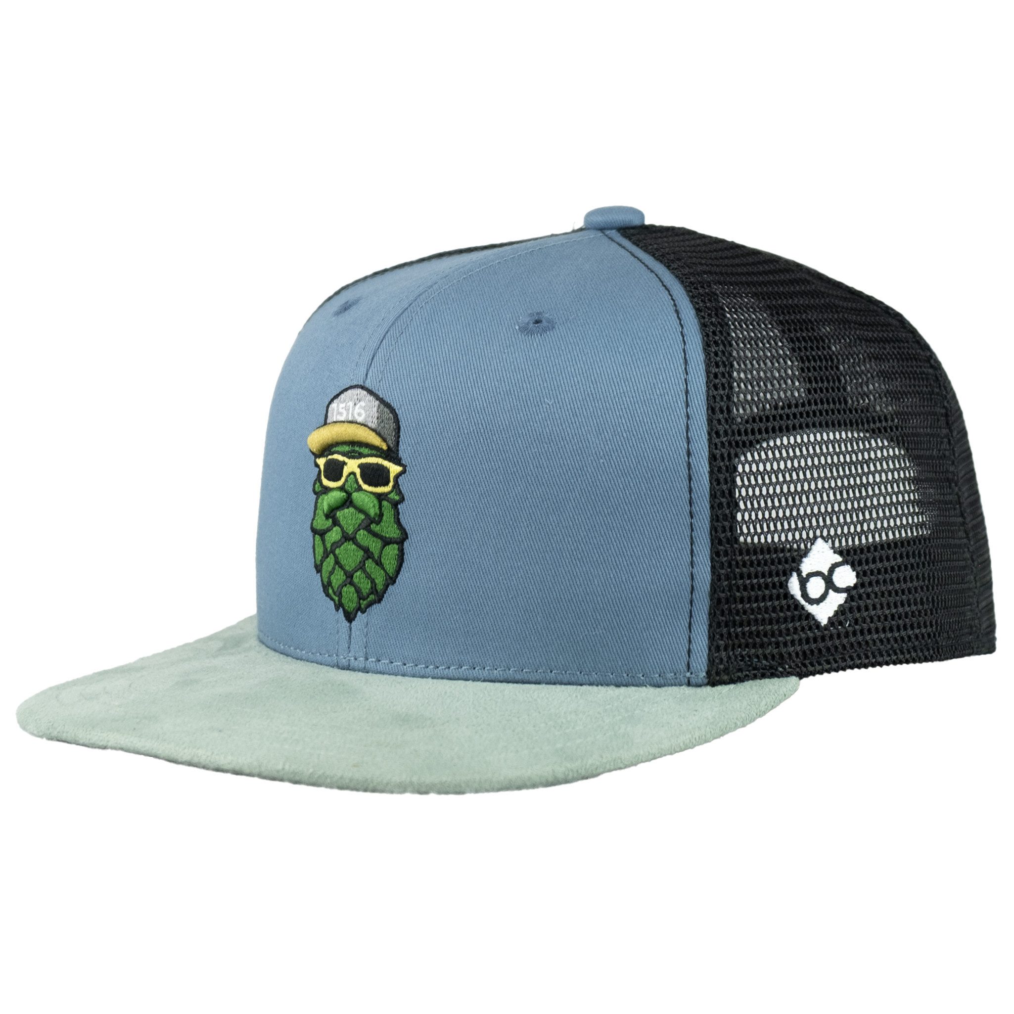 Bavarian Caps Snapback Cap Bavarian Caps Cap "Hopfinator" - graublau (Snapb günstig online kaufen