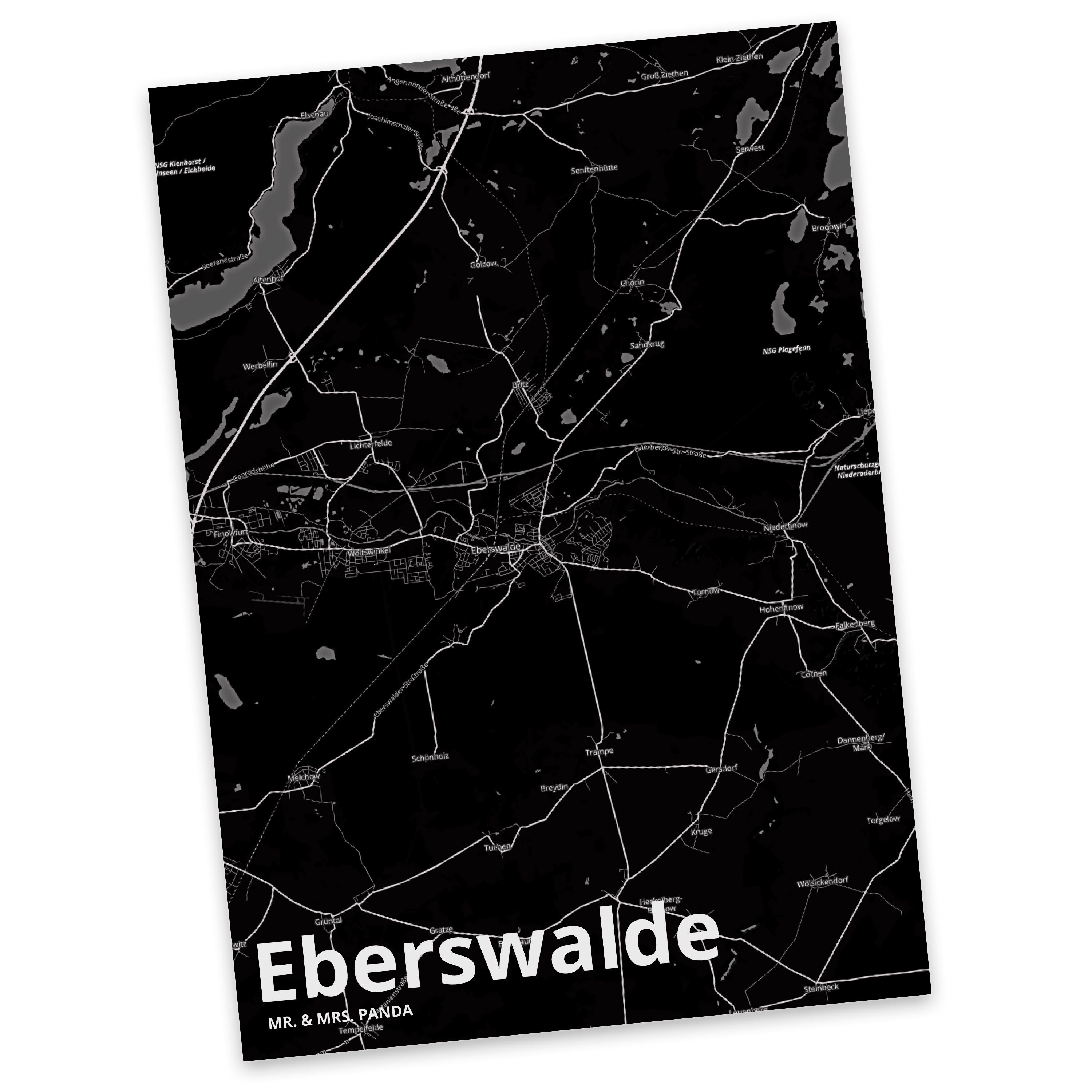 Dan Dorf, Ort, Karte, Postkarte Panda Geschenk, & Mr. Eberswalde Geburtstagskarte, Mrs. Stadt, -