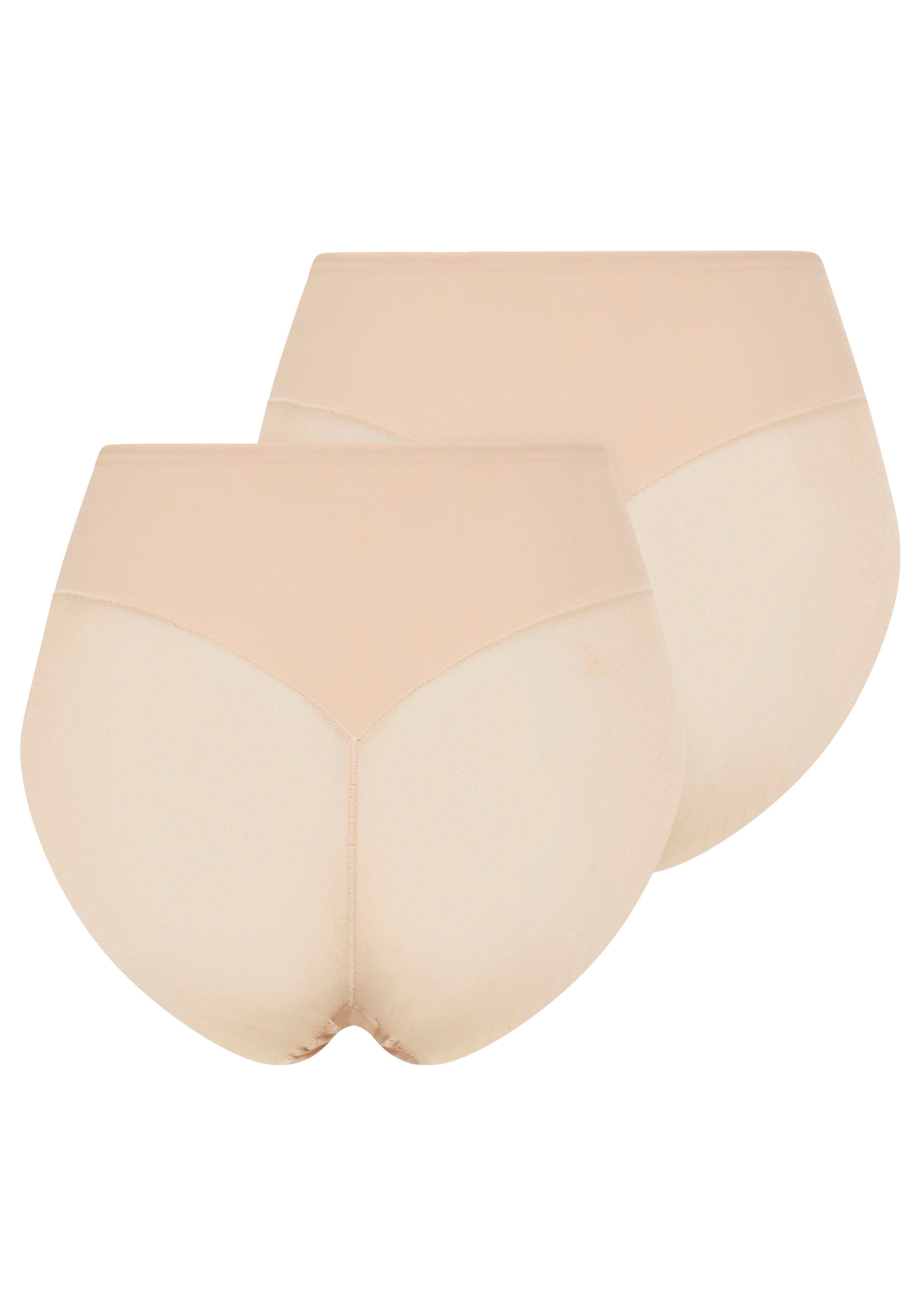 YSABEL MORA Shapingpants Special You (2er Pack) florale Spitze, elastisch, Form-Effekt