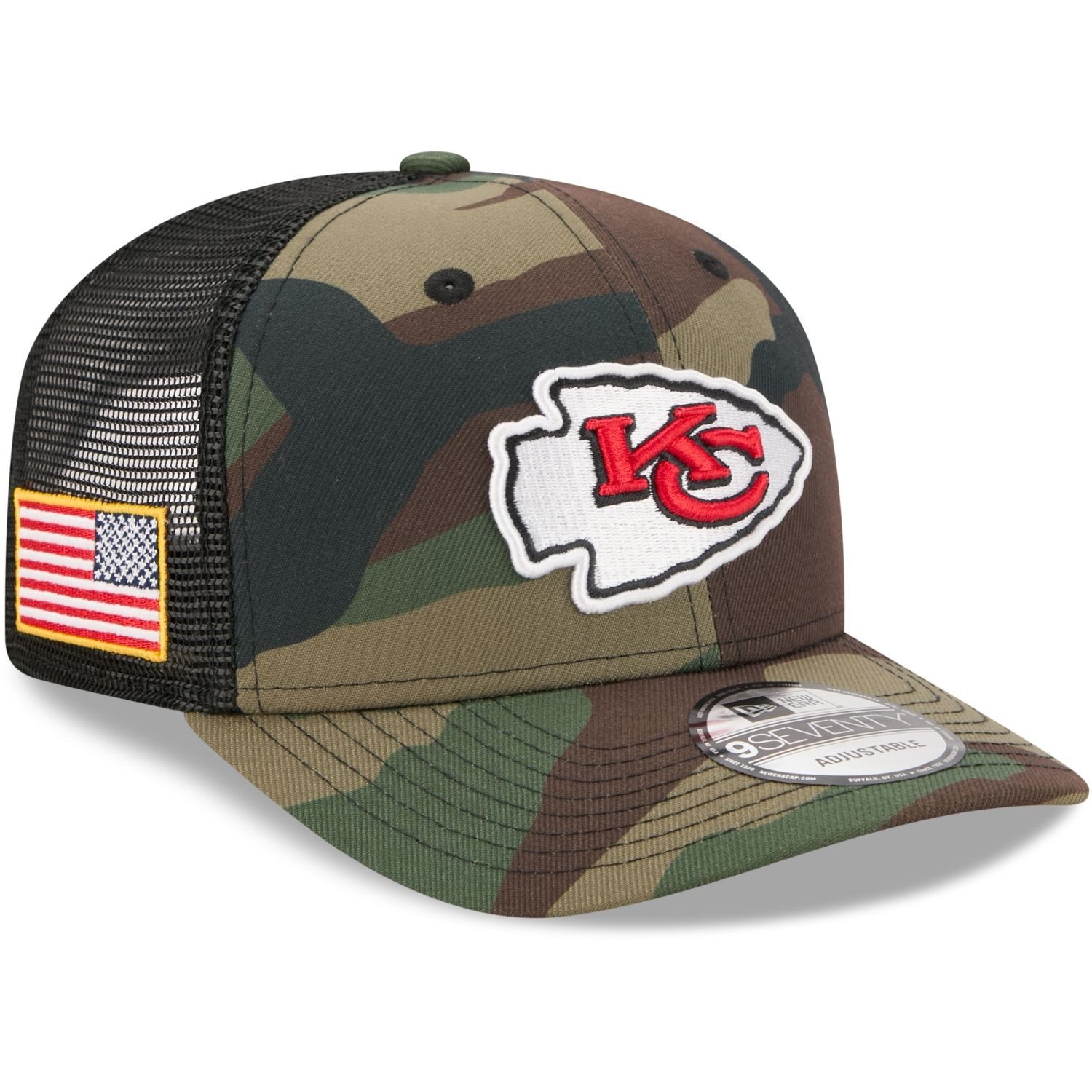 New Era Trucker Cap 9Seventry Trucker SALUTE Kansas City Chiefs