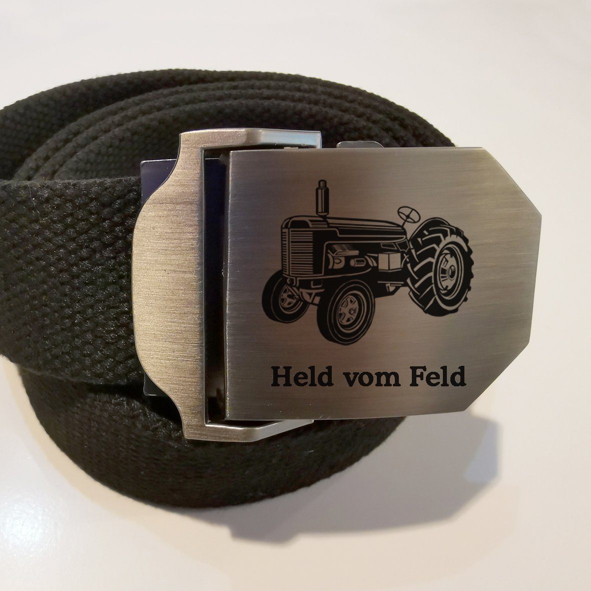 Lasernauten Stoffgürtel Landwirt Gürtel Workwear Koppelschloss günstig online kaufen