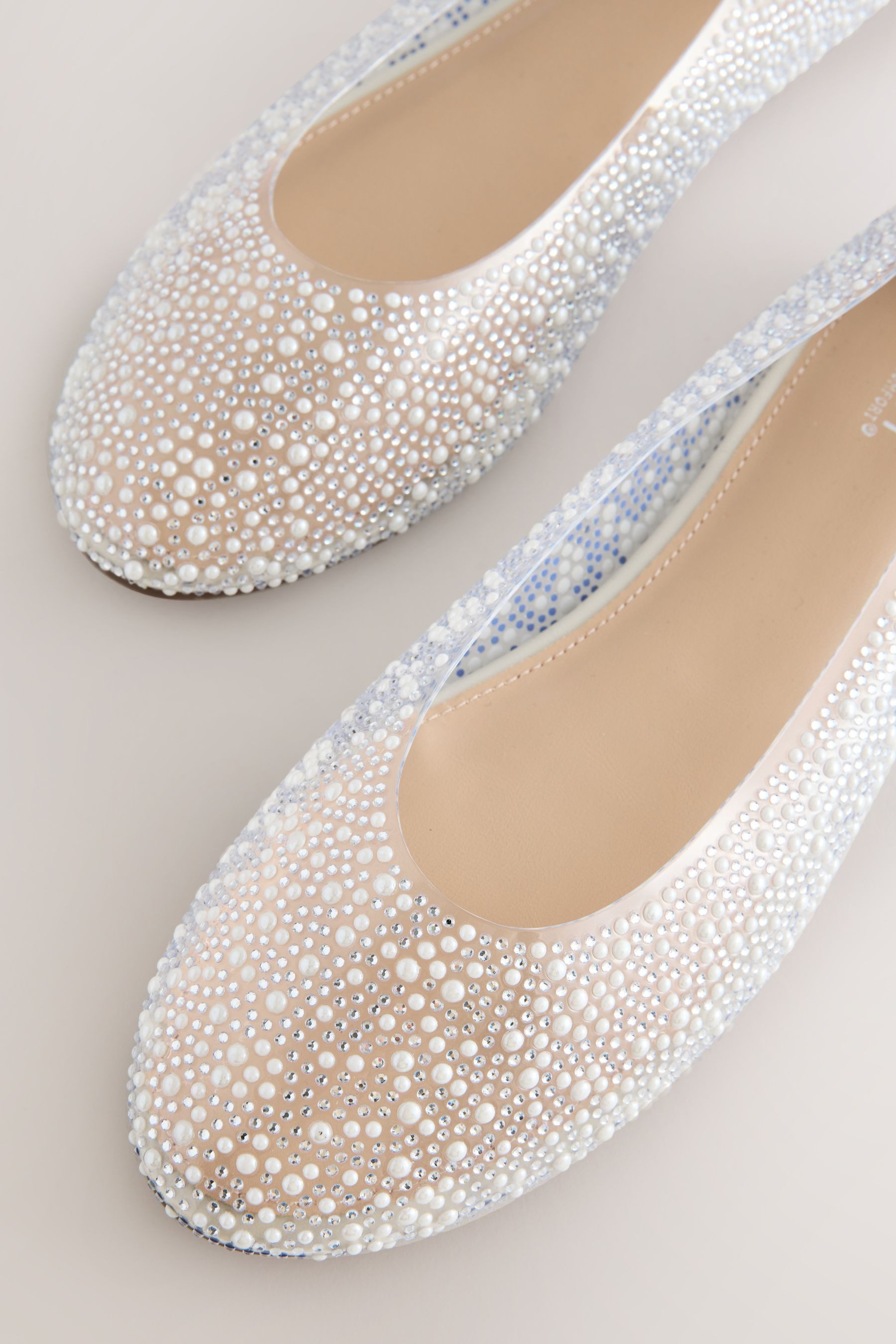Next Forever Comfort® Ballerinas mit Schmuck, Vinyl Ballerina (1-tlg) günstig online kaufen