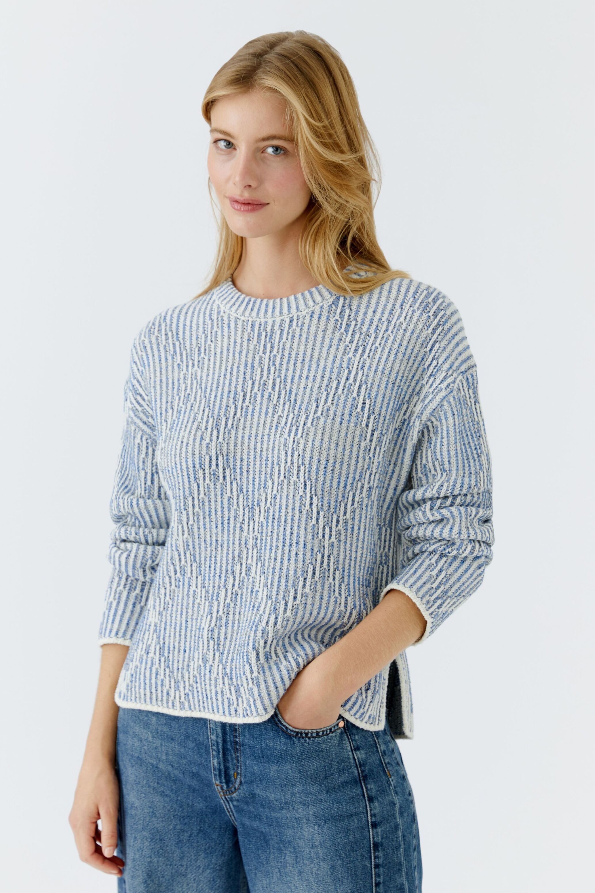 Oui Rundhalspullover Pullover günstig online kaufen