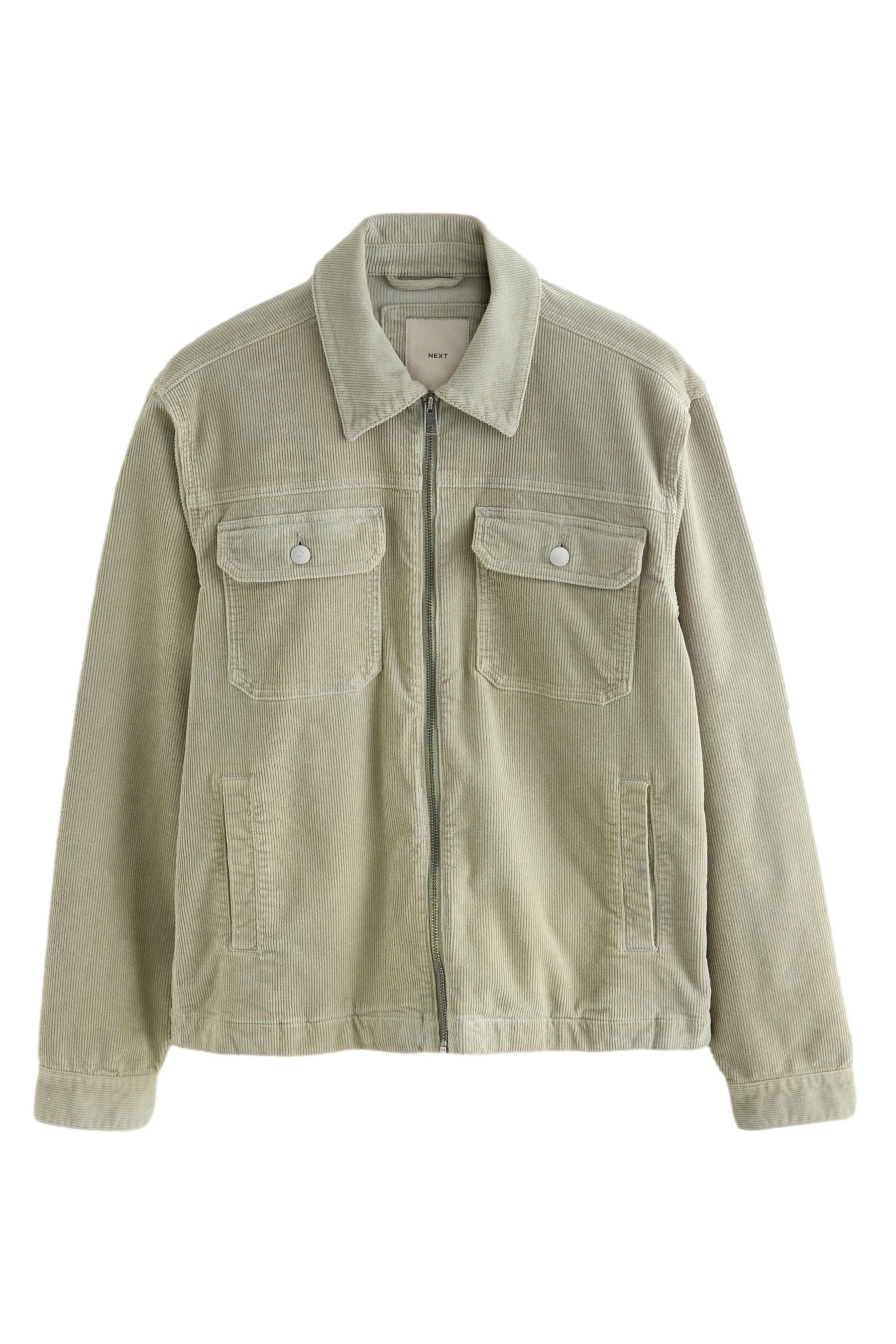Next Hemdjacke Cord-Hemdjacke mit Reißverschluss (1-St)