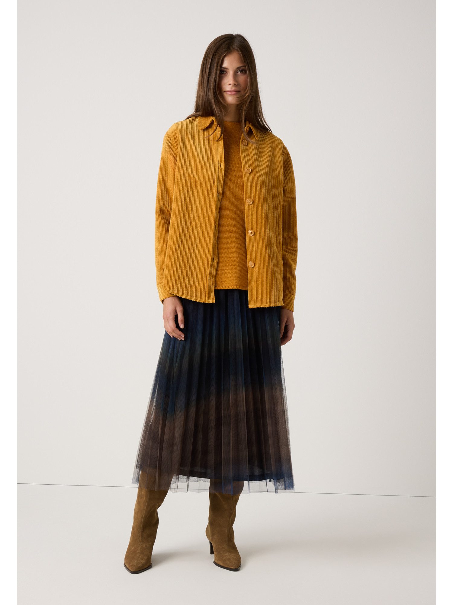 MORE&MORE Langarmbluse Hemdjacke/ Bluse soft günstig online kaufen