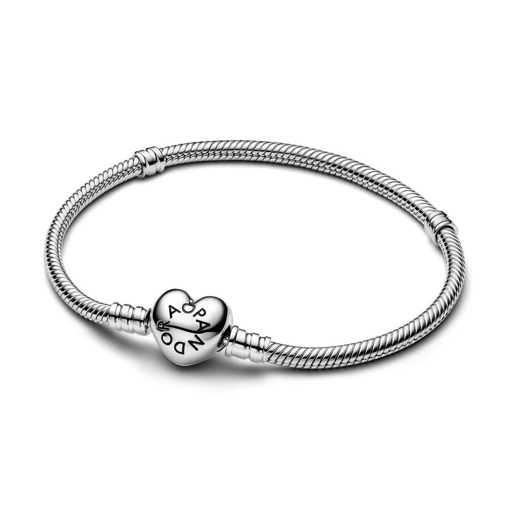 Pandora Bettelarmband Pandora Moments Armband mit Herzverschluss 594594C00-19