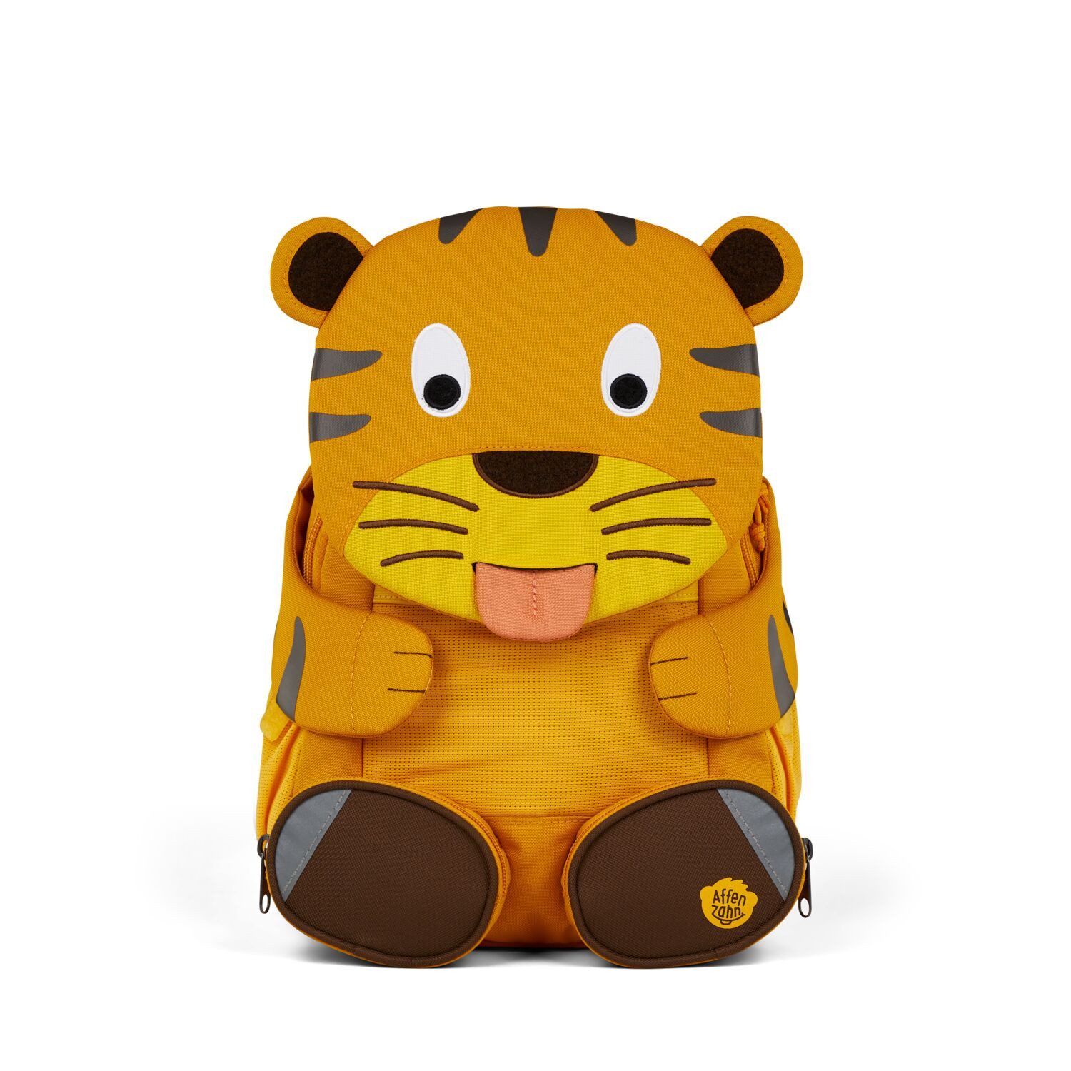 Affenzahn Schulranzen Kindergartenrucksack, Großer Freund, Tiger, 3-5 Jahre (1 Stück), Kinderrucksack, ab einer Körpergröße von 90 cm