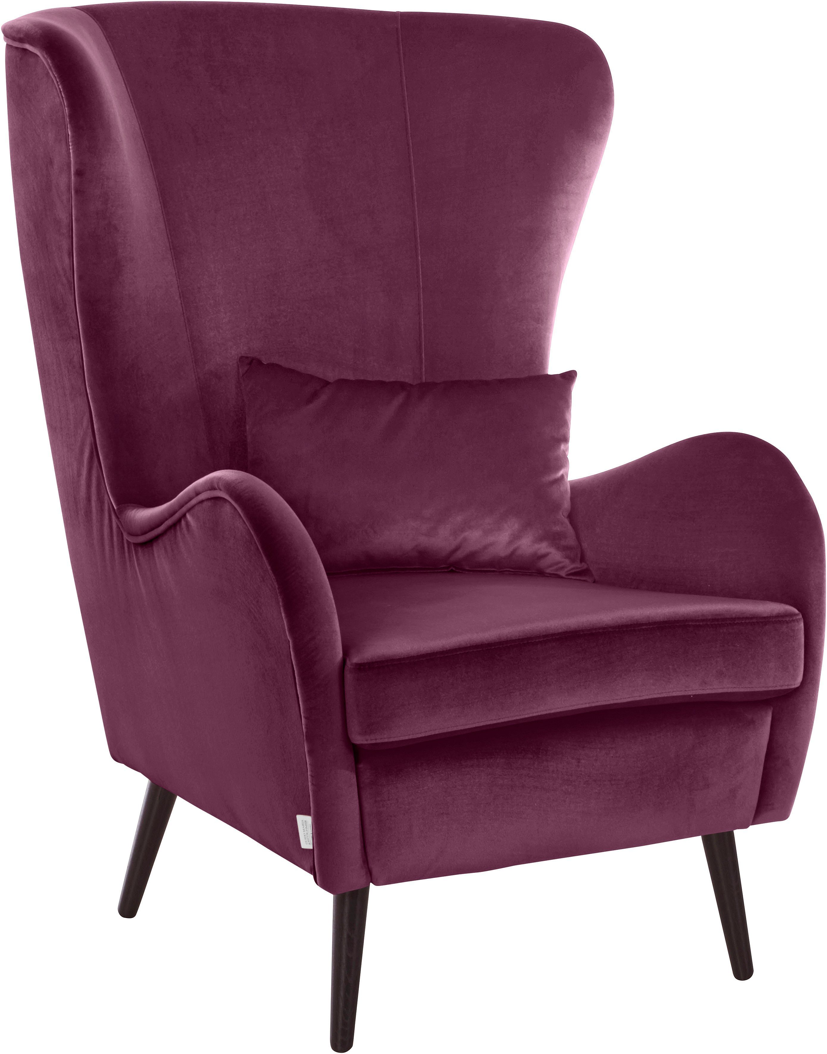 Home affaire Sessel Sallito, Ohrensessel, TV-Sessel, für Wohnzimmer, auch in Samtcord