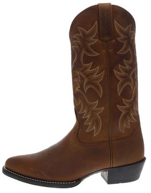 Ariat HERITAGE WESTERN R TOE Braun Cowboystiefel Herren Westernstiefel