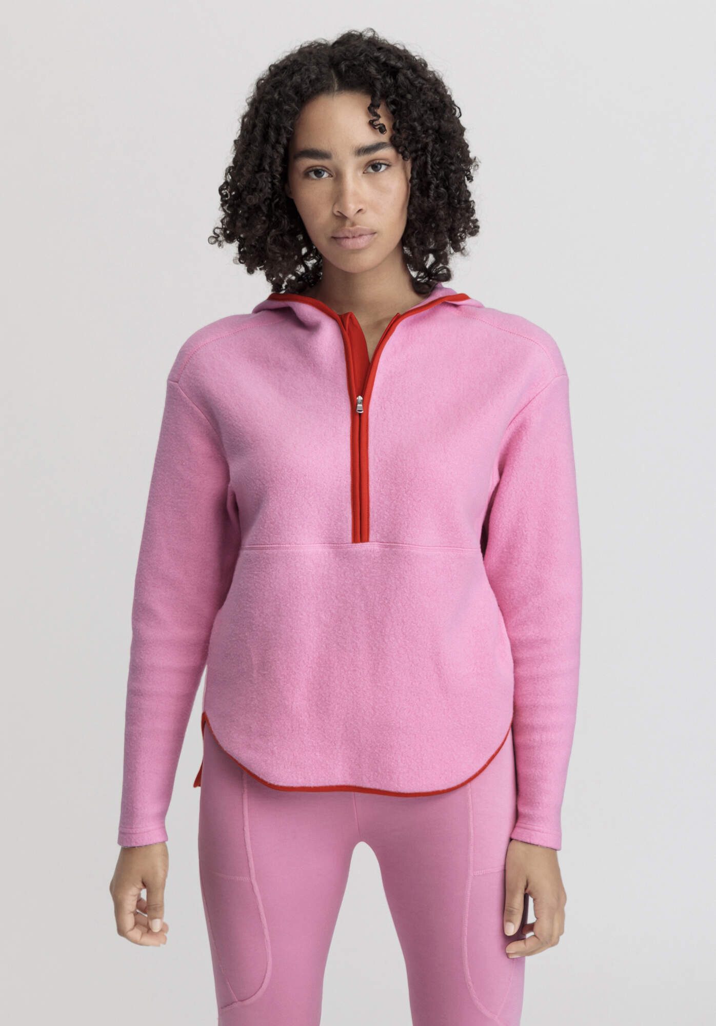 Hessnatur Fleecepullover aus reiner Bio-Baumwolle (1-tlg) günstig online kaufen