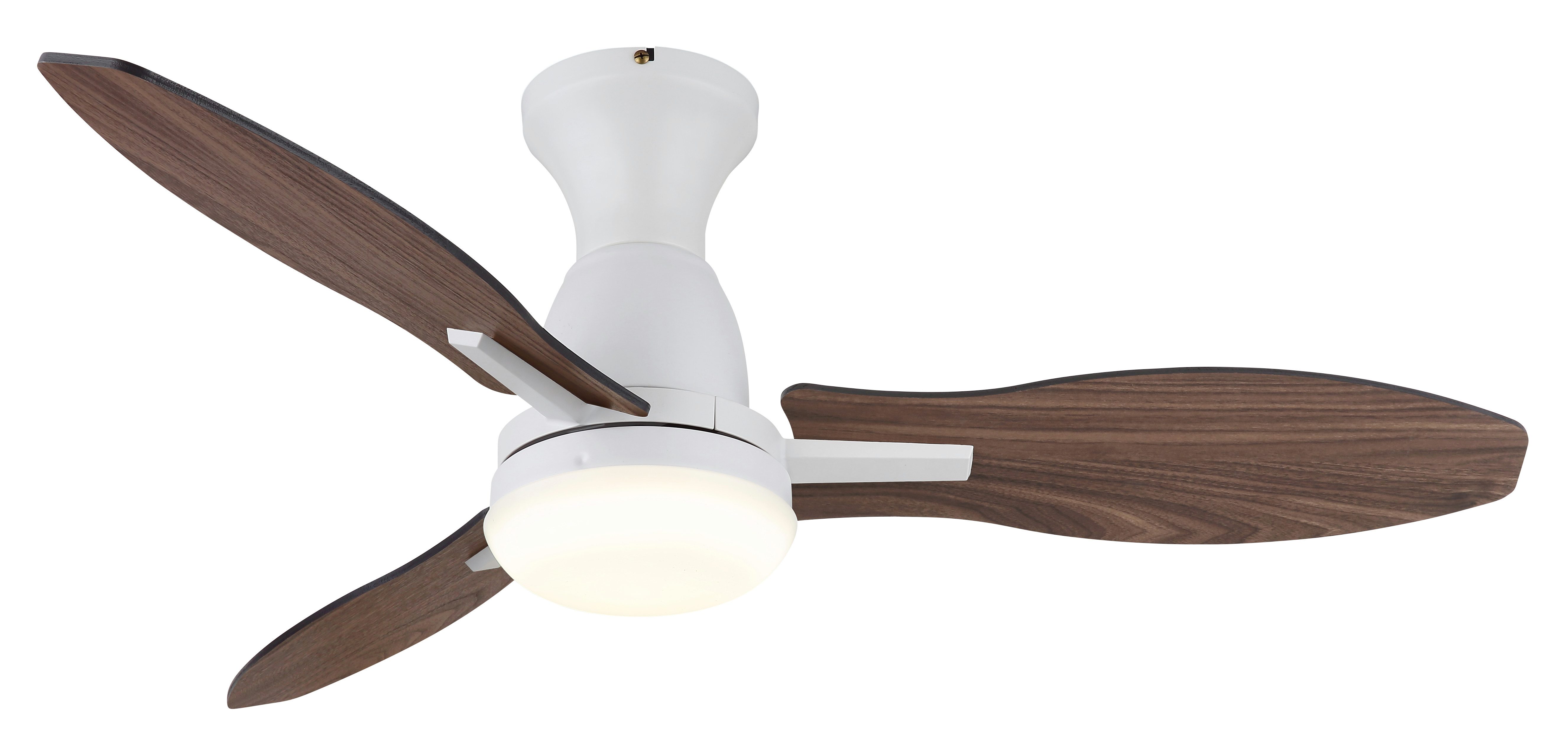 GLOBO LIGHTING Deckenleuchte GALE, Memoryfunktion, Timerfunktion, Ventilatorfunktion, LED fest integriert, warmweiß - kaltweiß, Ventilator kühlen-heizen holzoptik CCT 3000/4500/6000K