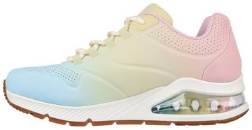 Skechers UNO 2 OMBRE AWAY Sneaker in leuchtender Farbkombi, Freizeitschuh, Halbschuh, Schnürschuh