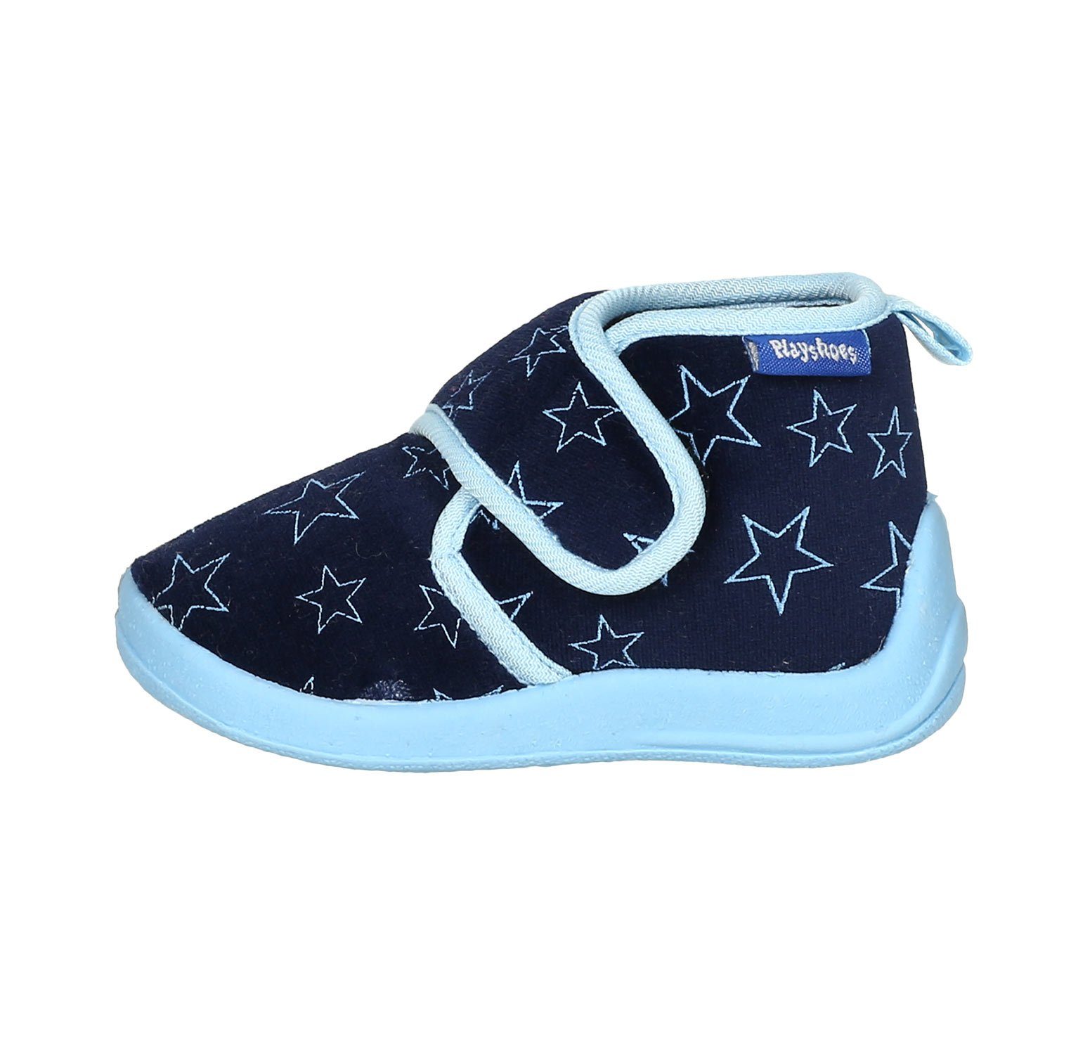 Hausschuh Hausschuh Playshoes Pastell Marine