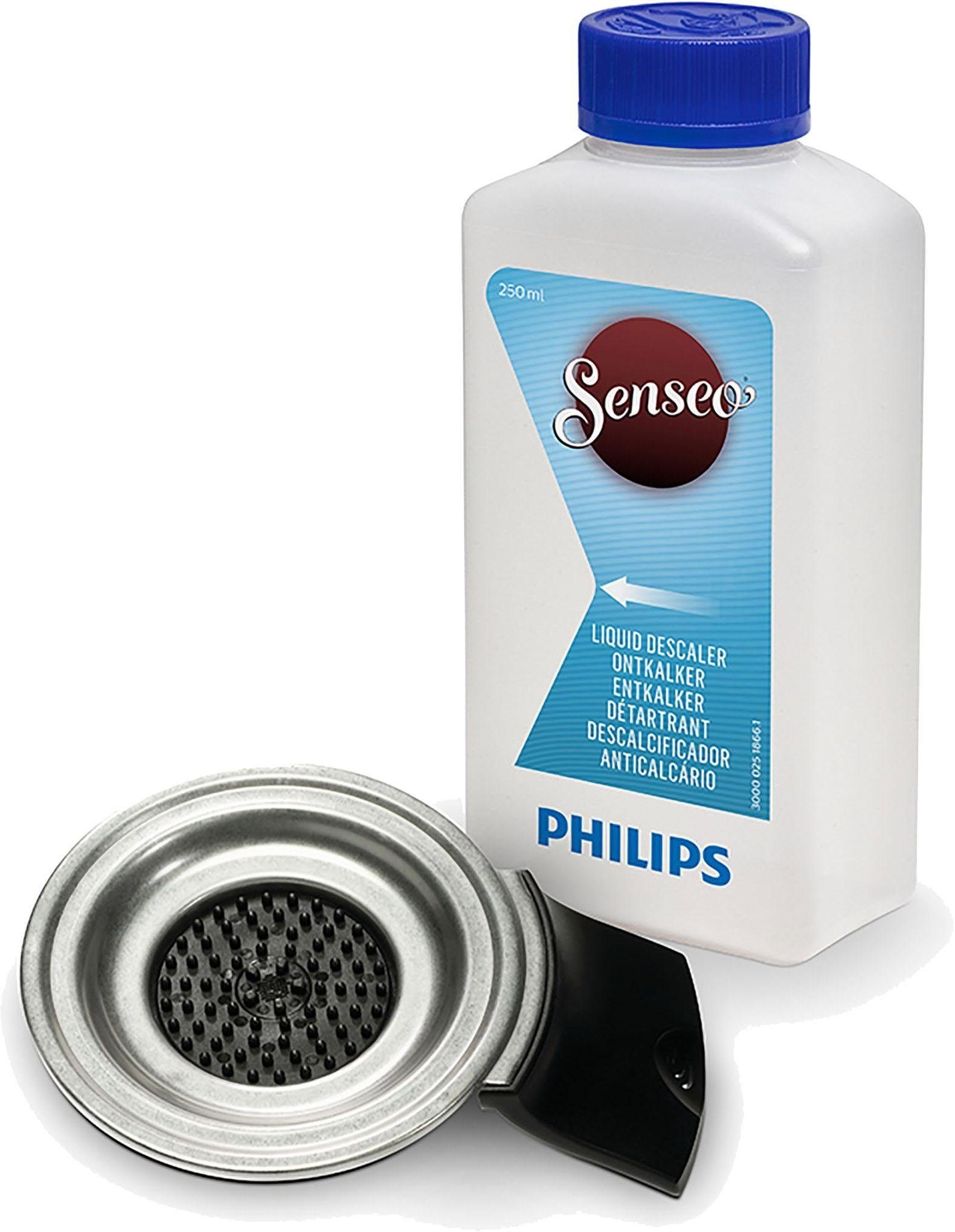 Philips Senseo CA6522/01 Pflegeset (für Senseo® Original, 1 x Flüssigentkalker und Padhalter für 1 Tasse)
