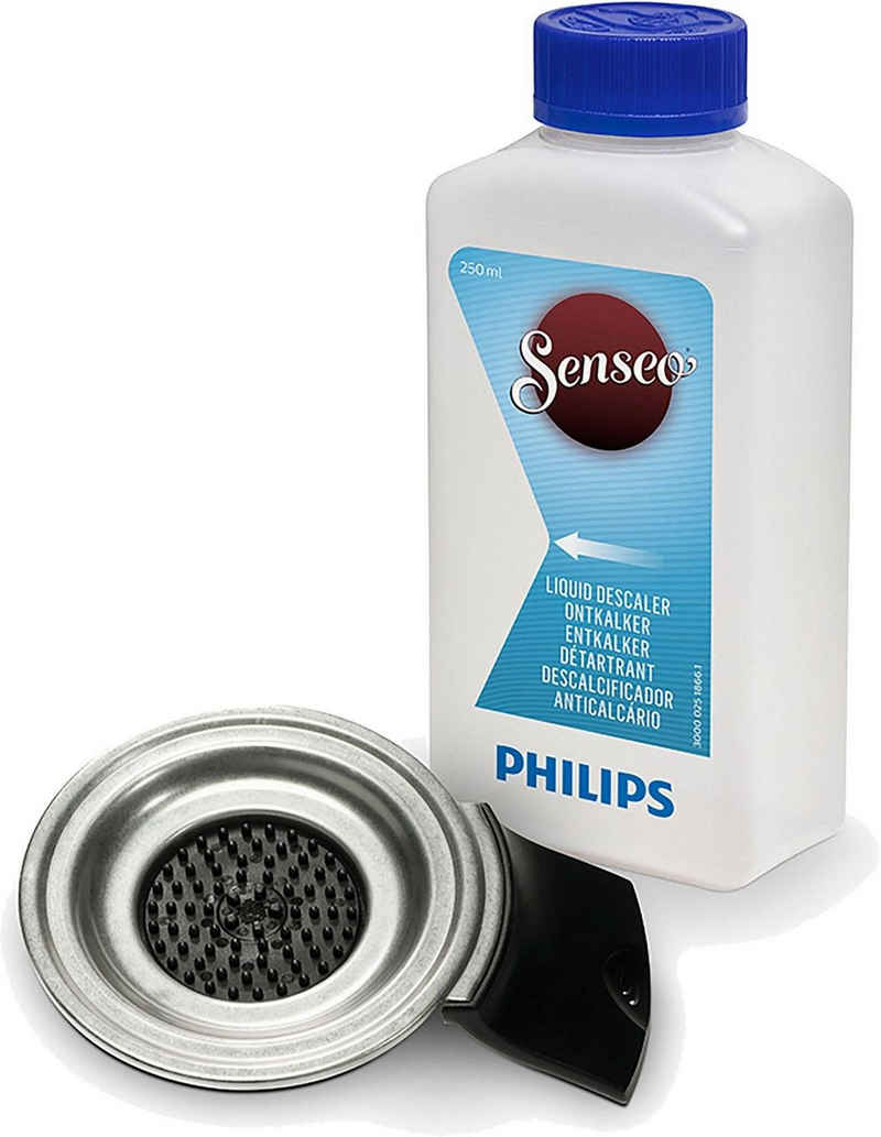 Philips Senseo CA6522/01 Pflegeset (Set, [2-St. für Senseo® Original, 2 Stk Flüssigentkalker, Padhalter für 1 Tasse)