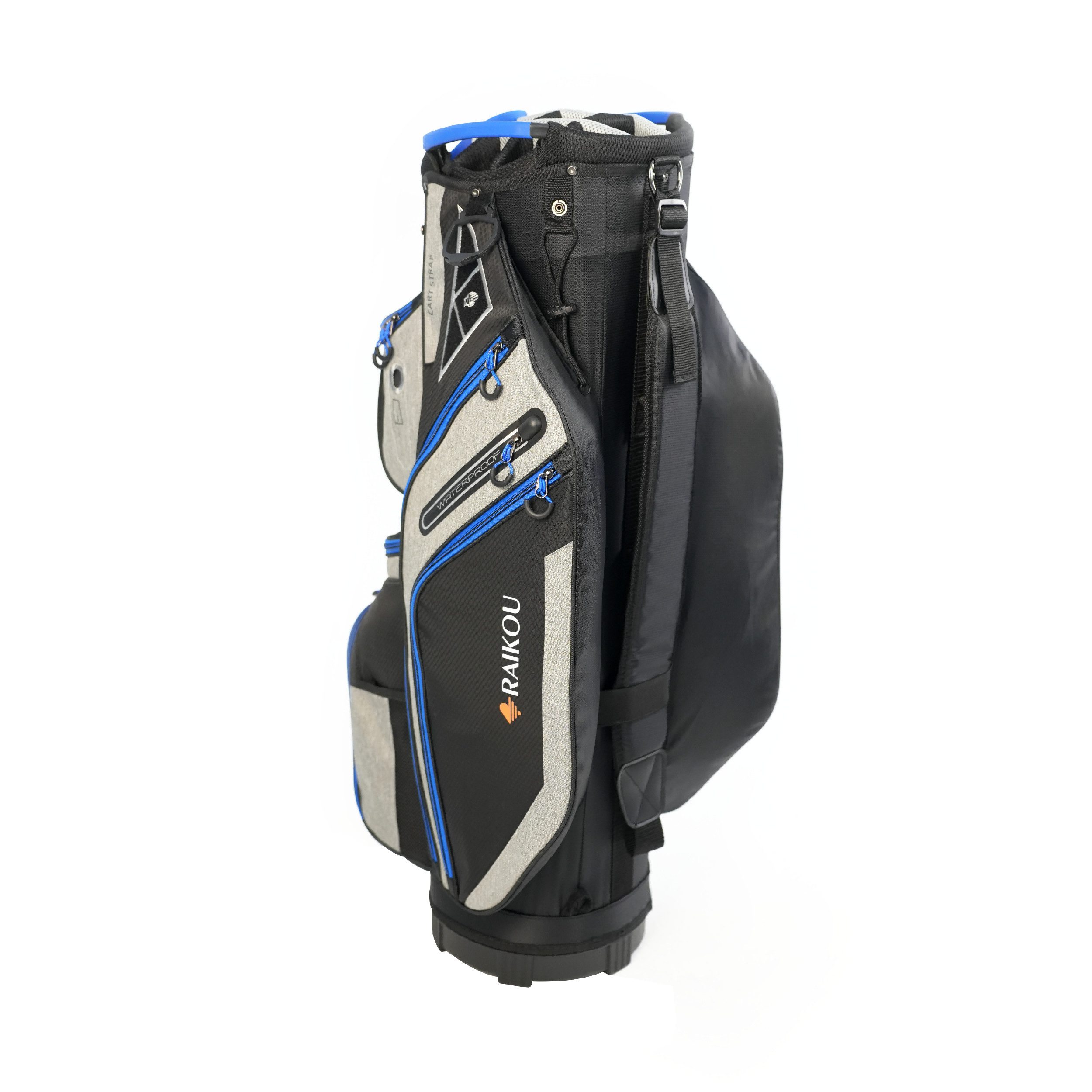 RAIKOU Golfballtasche Golf Cartbag Wasserdichte 14 fach Divider Trolley kom günstig online kaufen