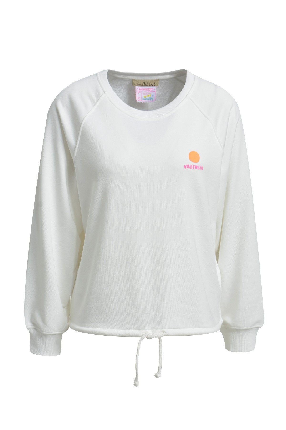 Smith & Soul Sweater mit Bindeband im Saum günstig online kaufen