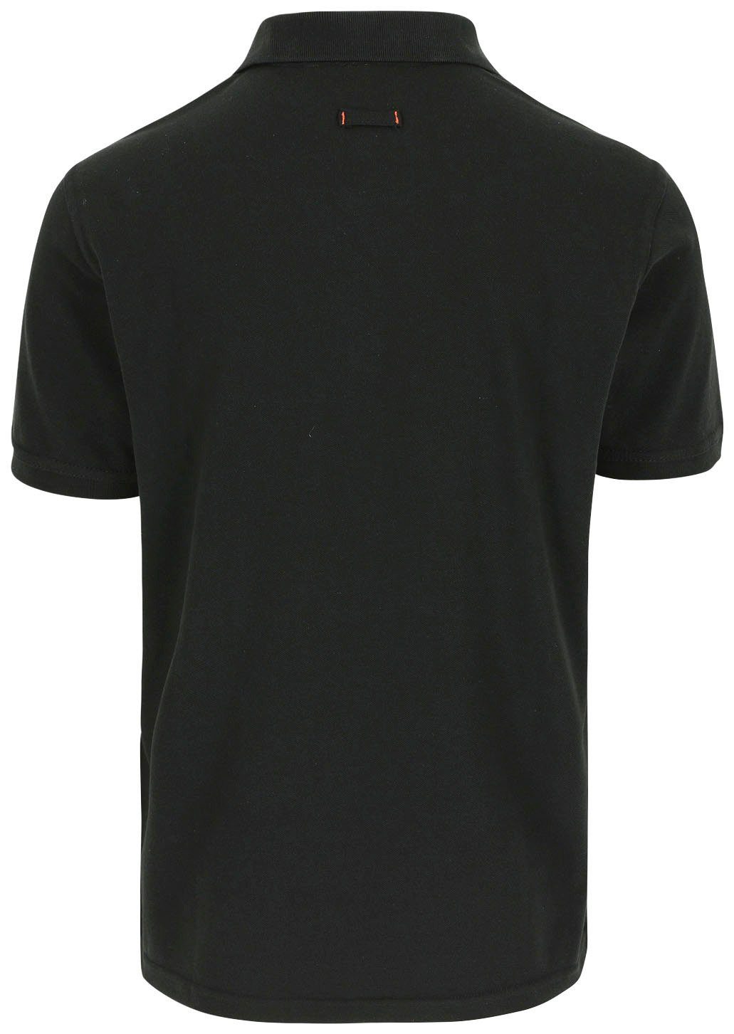 Farben schwarz Bündchen, 1 Brusttasche, verschiedene Poloshirt Rippstrick-Kragen Polohemd Herock Leo und Kurzärmlig