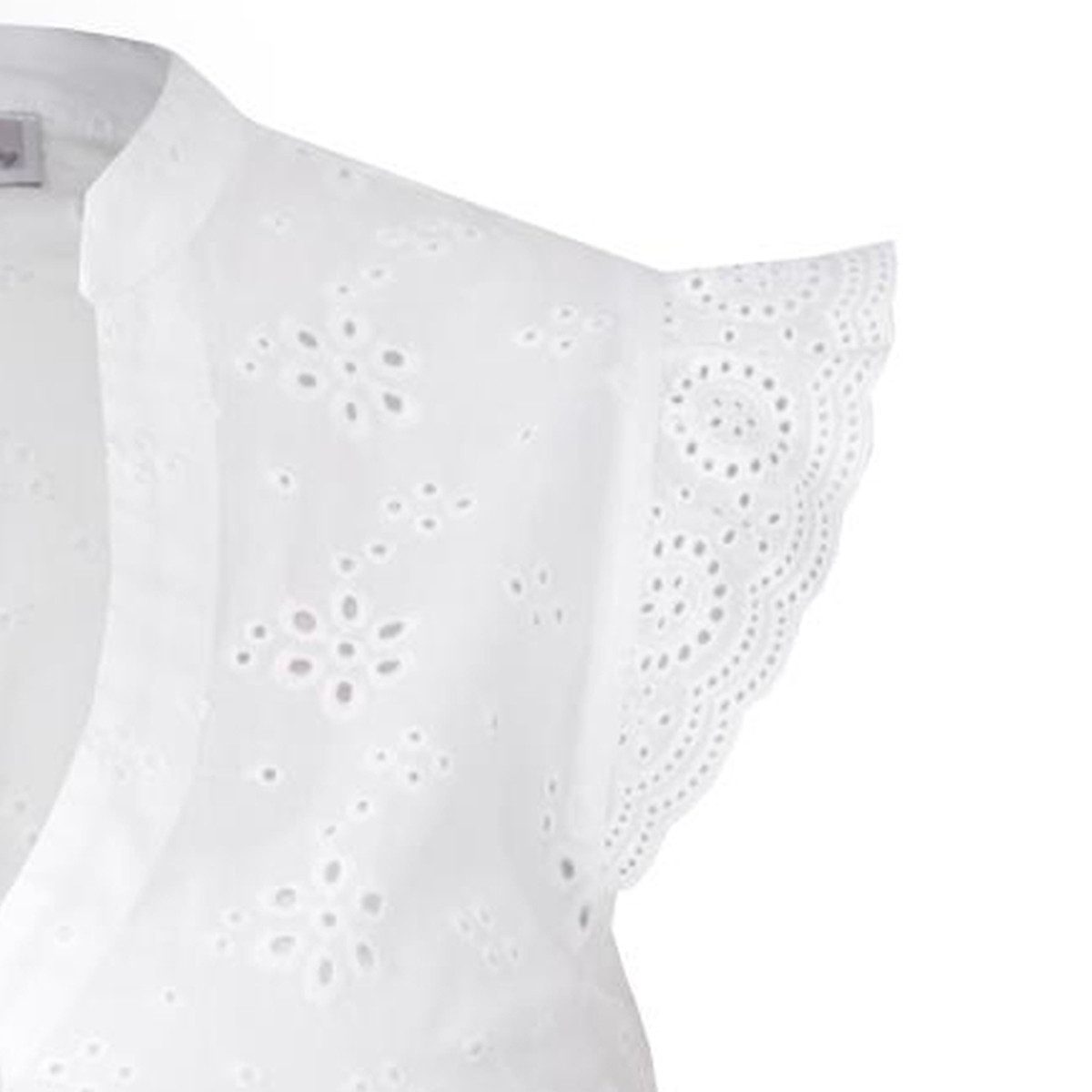 MarJo Dirndlbluse MarJo Trachten 'Kunreuth' Flügelarm, Offwhite günstig online kaufen