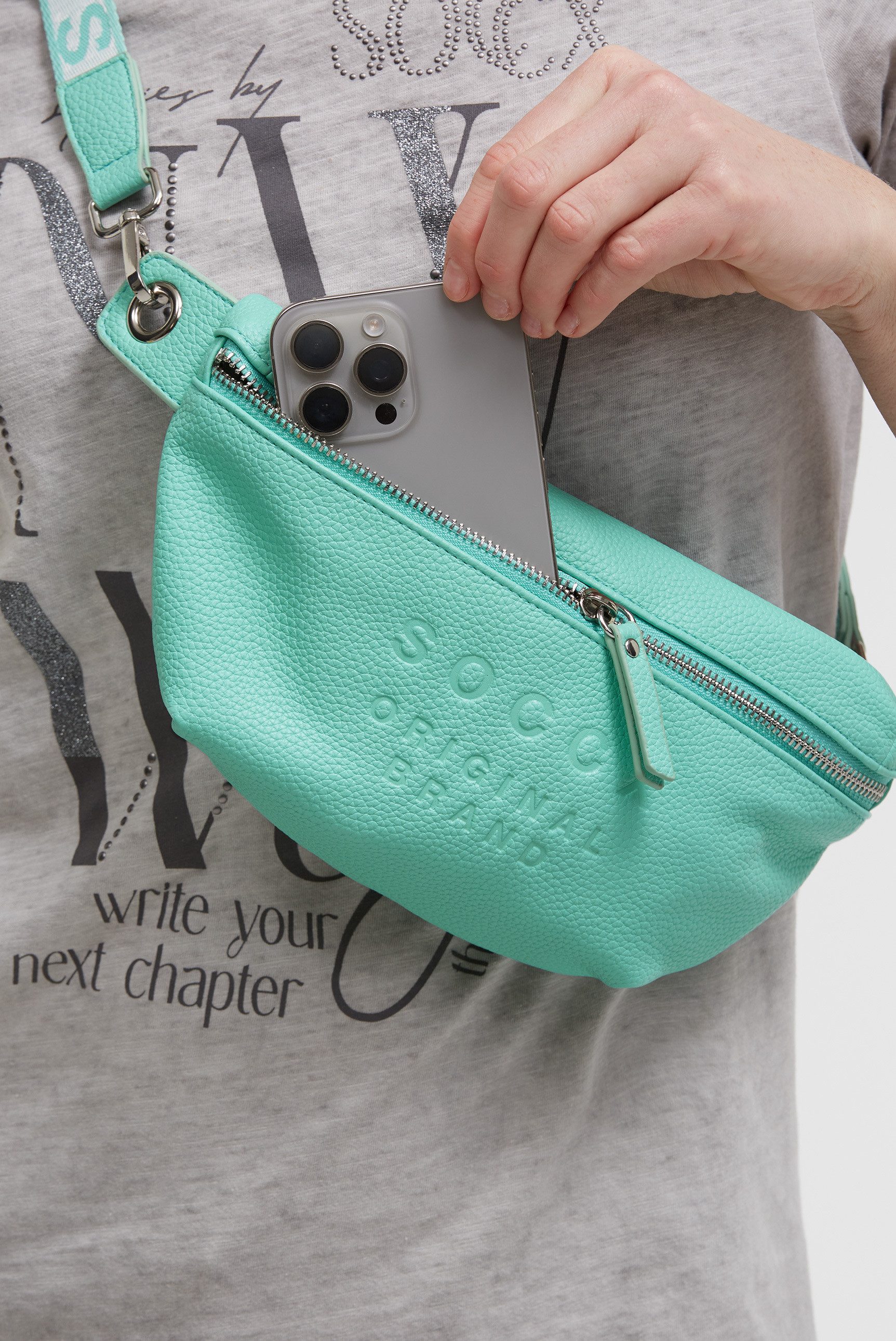 SOCCX Umhängetasche, mit Innenfach