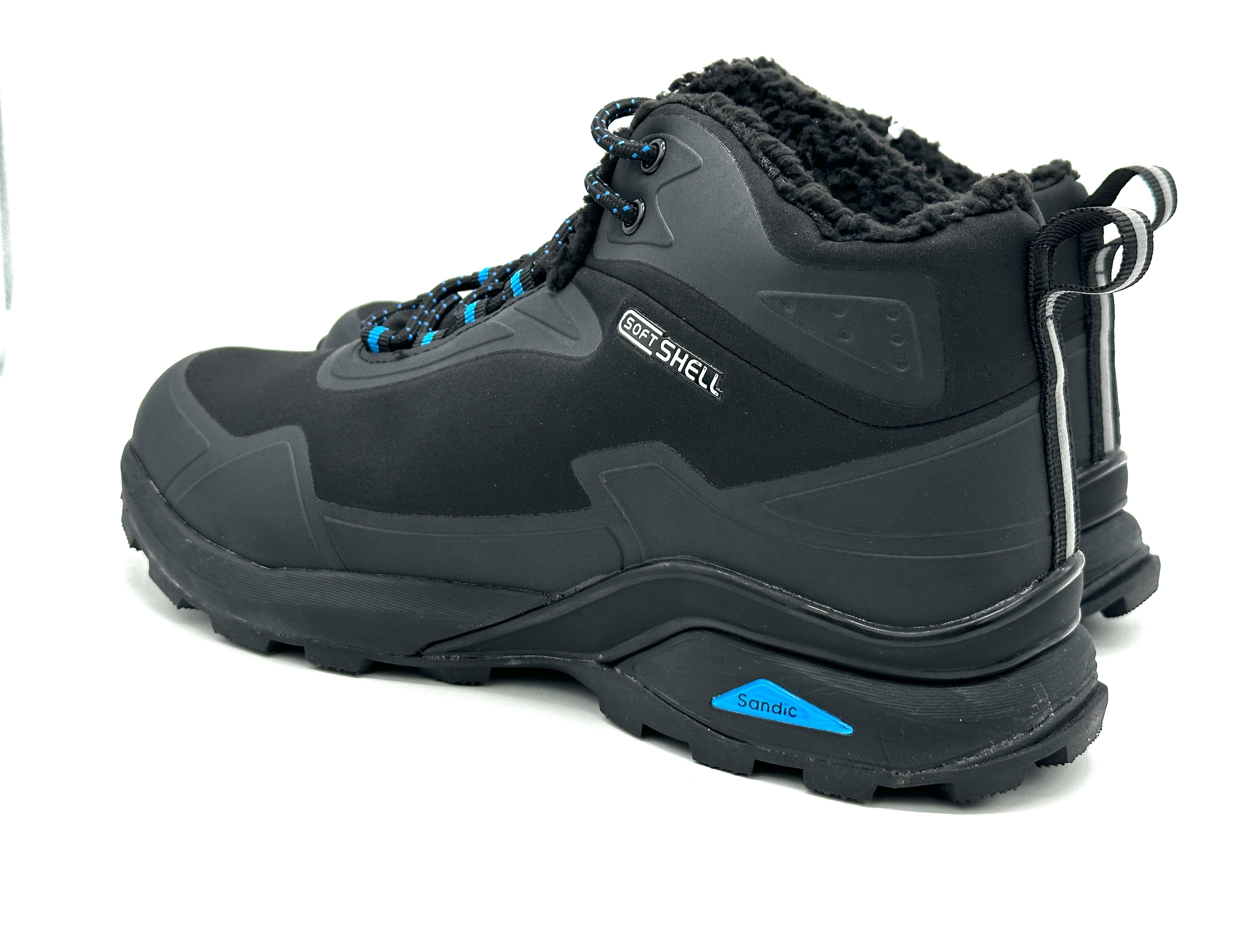 Nowaland gefütterte Trekkingschuhe Outdoorschuhe Wanderstiefel Isolierende Innenfütterung, Softshell-Obermaterial – Bild 4 von 5