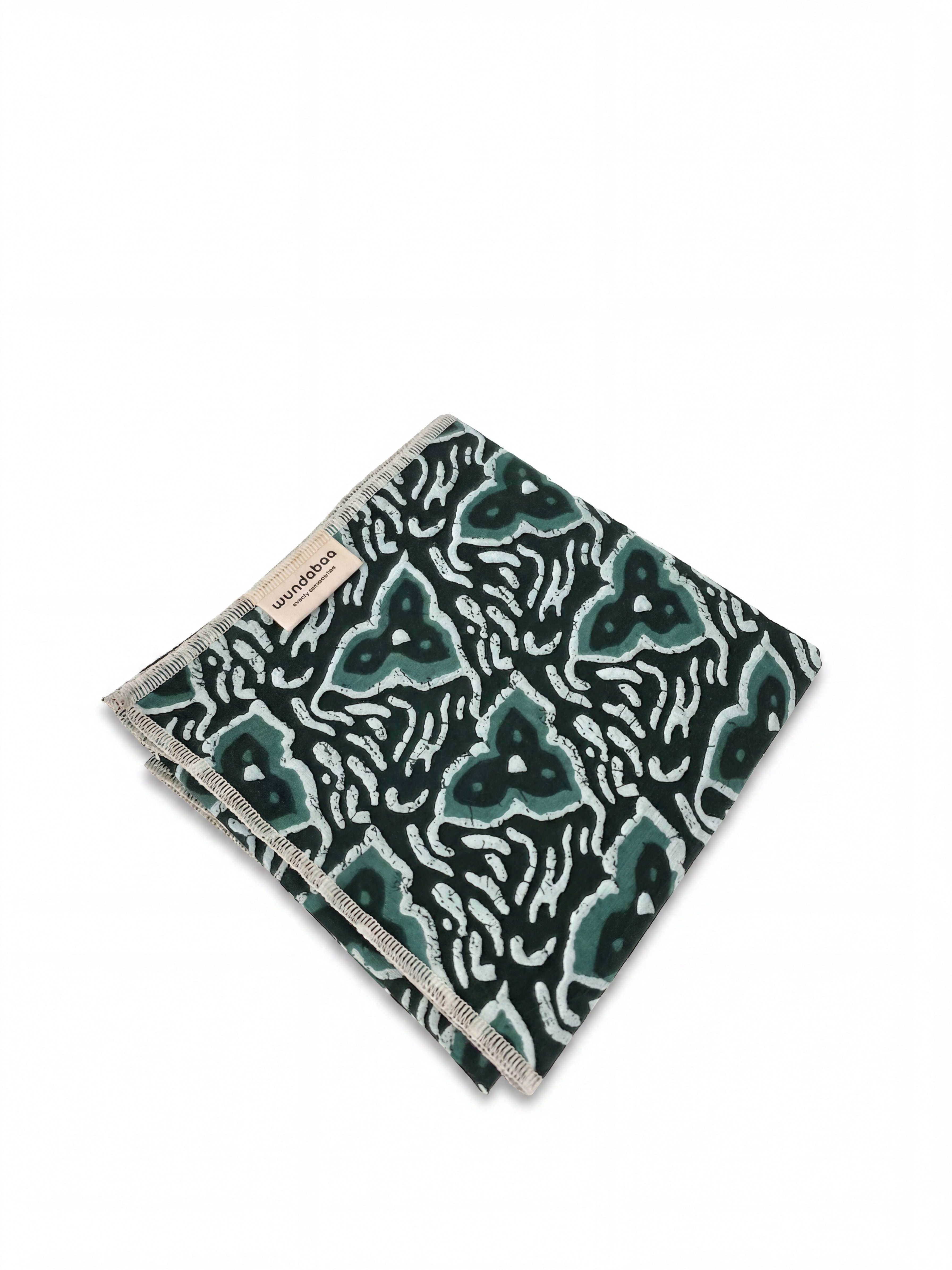 wundabaa Bandana Voile 65 x 65 Blumenmuster